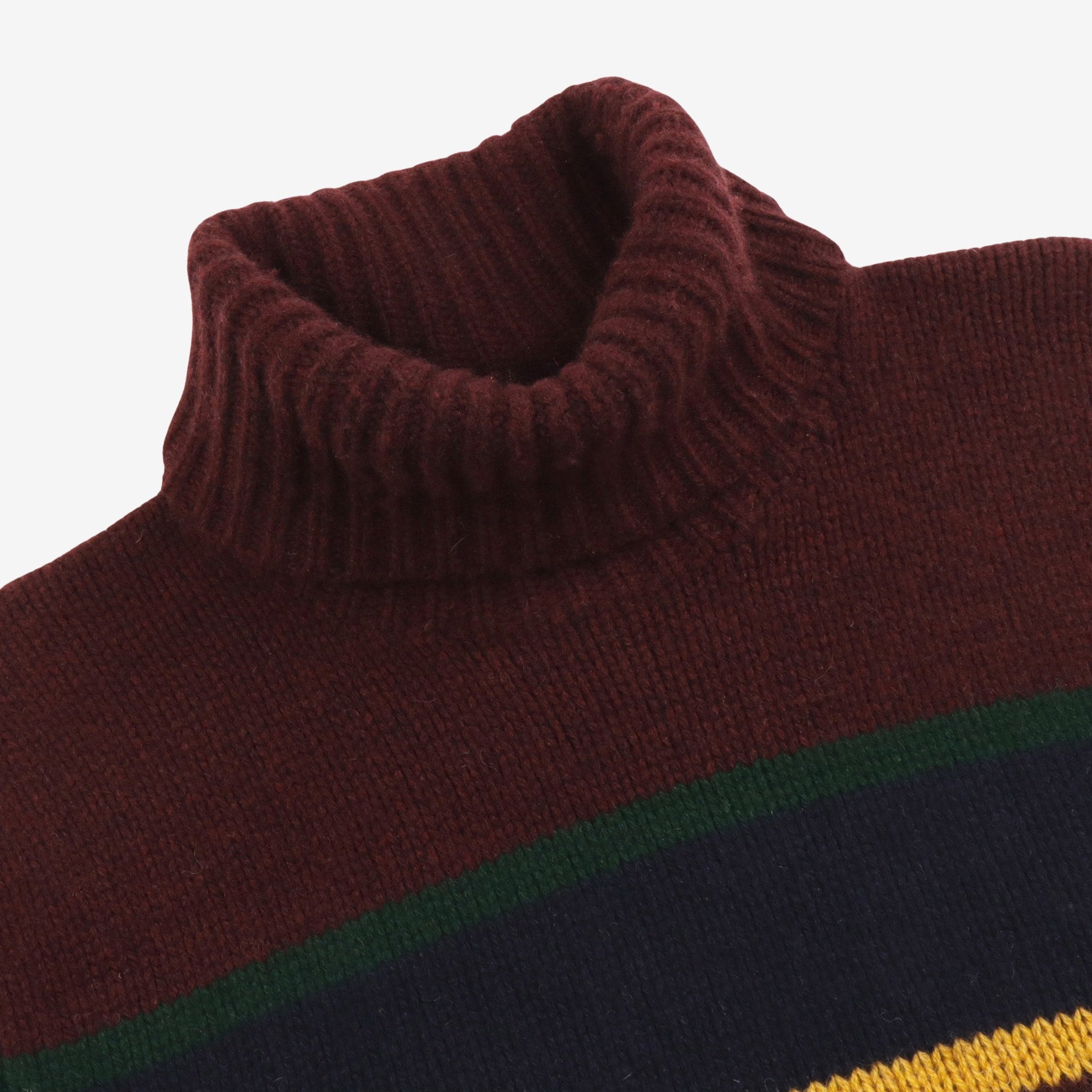 Striped Turtleneck Sweater