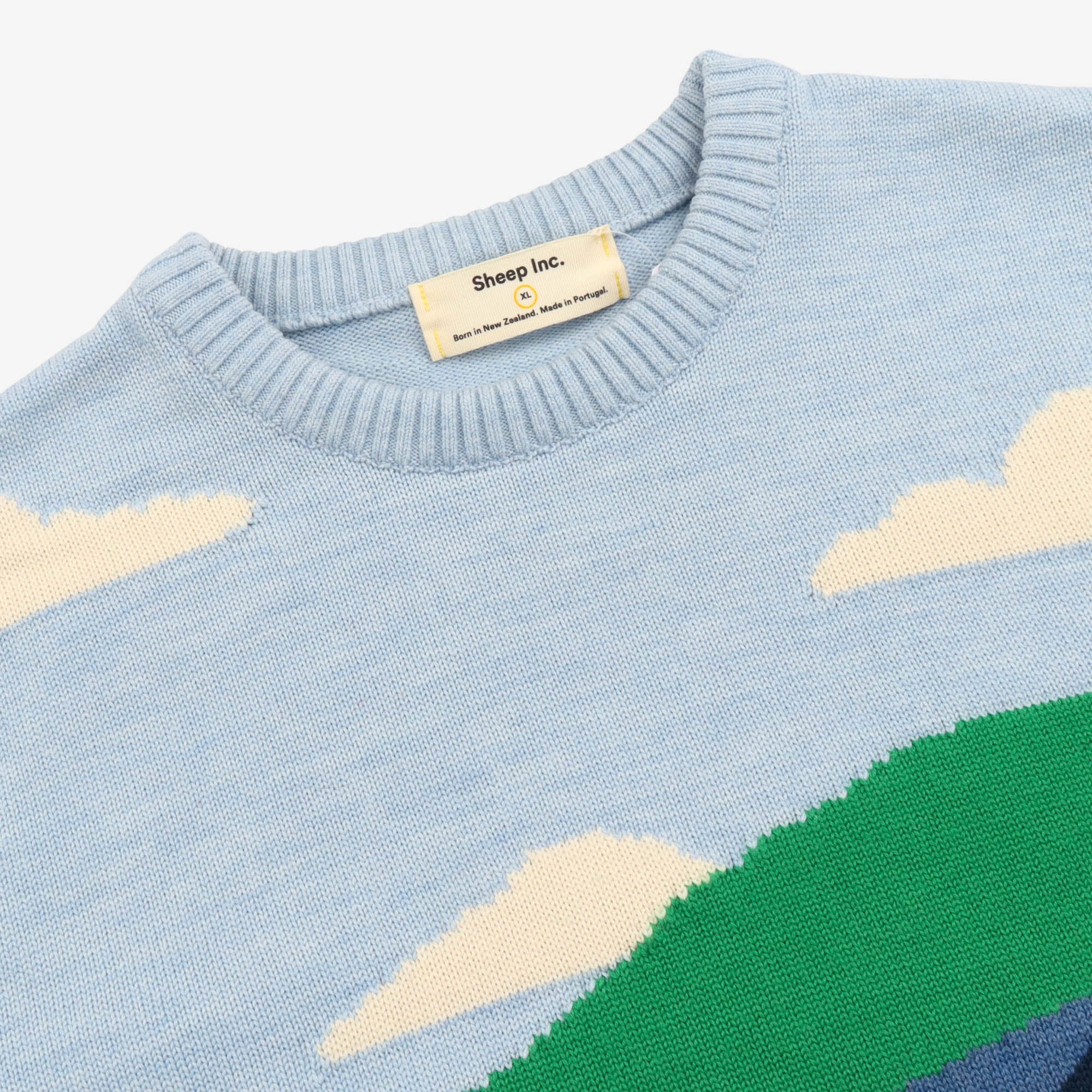 Bottle Green Knitted Crewneck