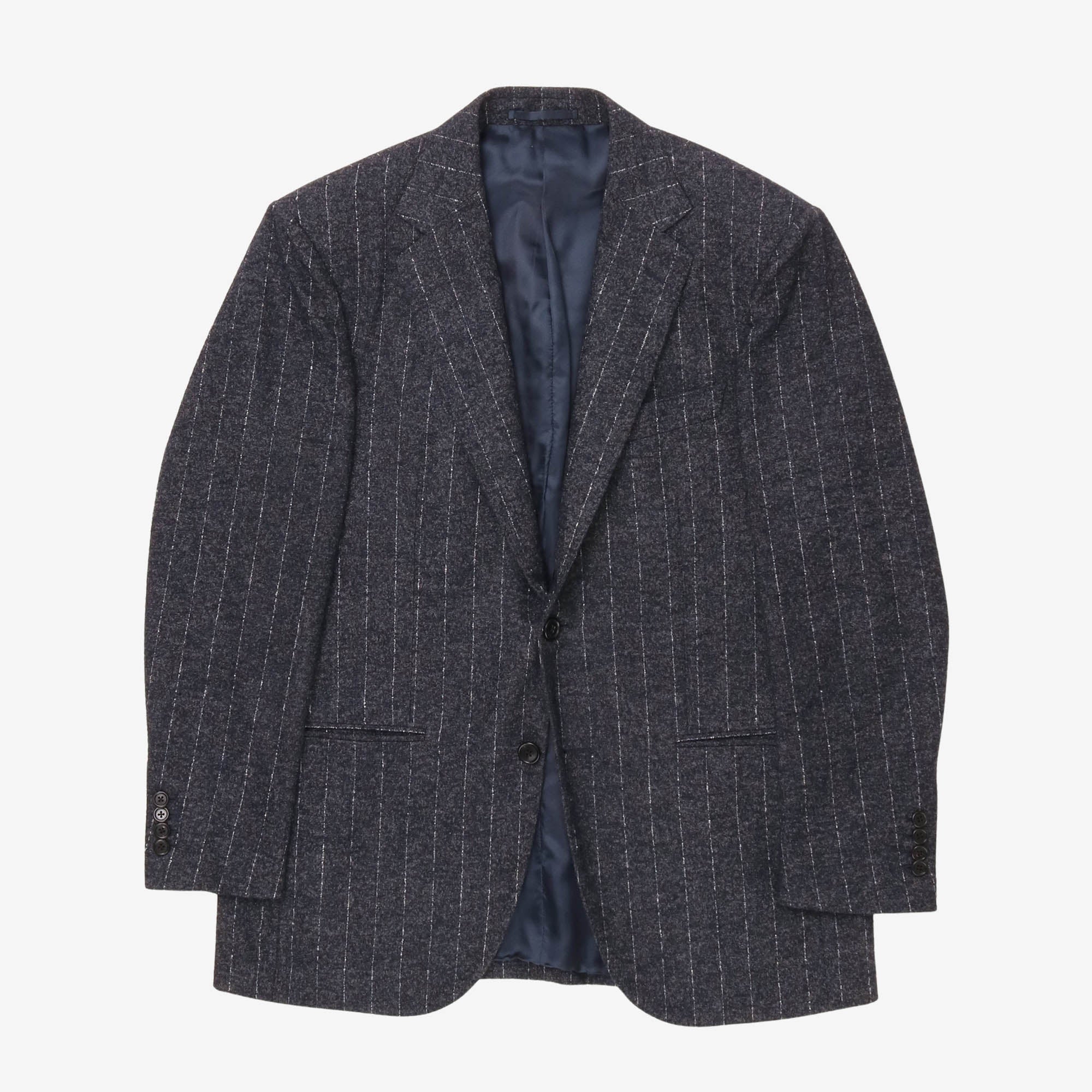 Wool Pinstripe Suit