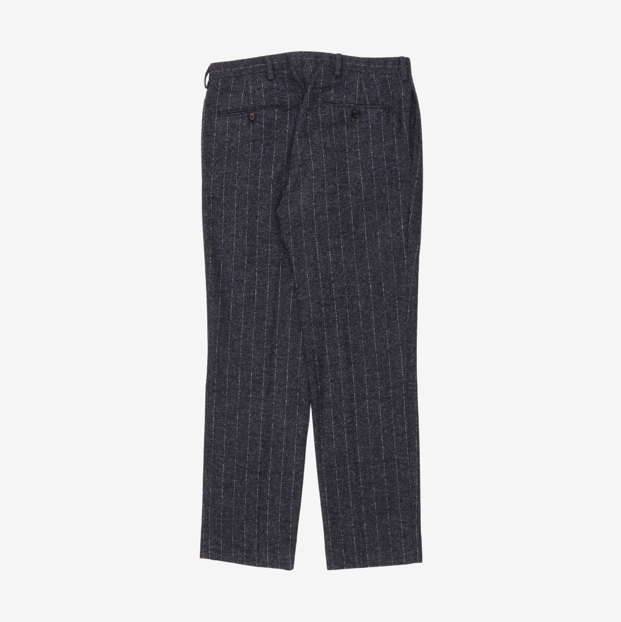 Wool Pinstripe Suit