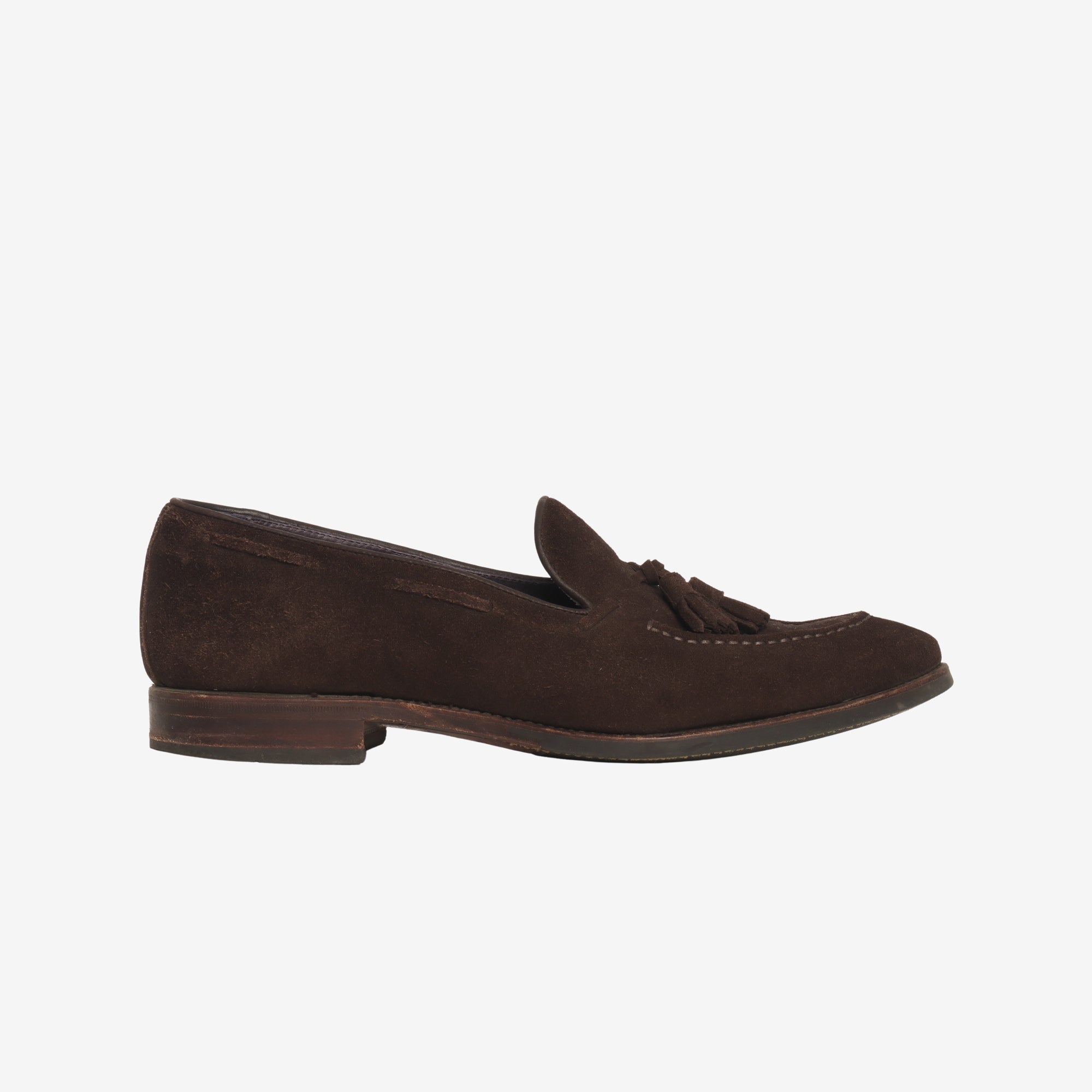 Suede Tassel Loafers