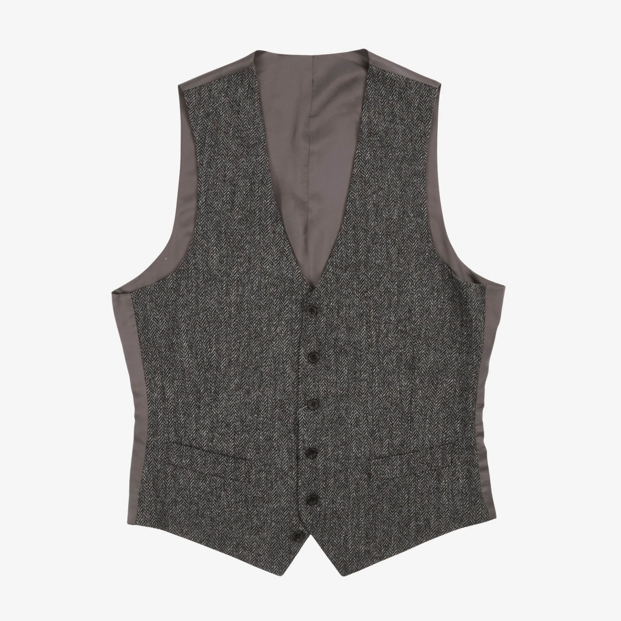 Bespoke HBT Wool Waistcoat