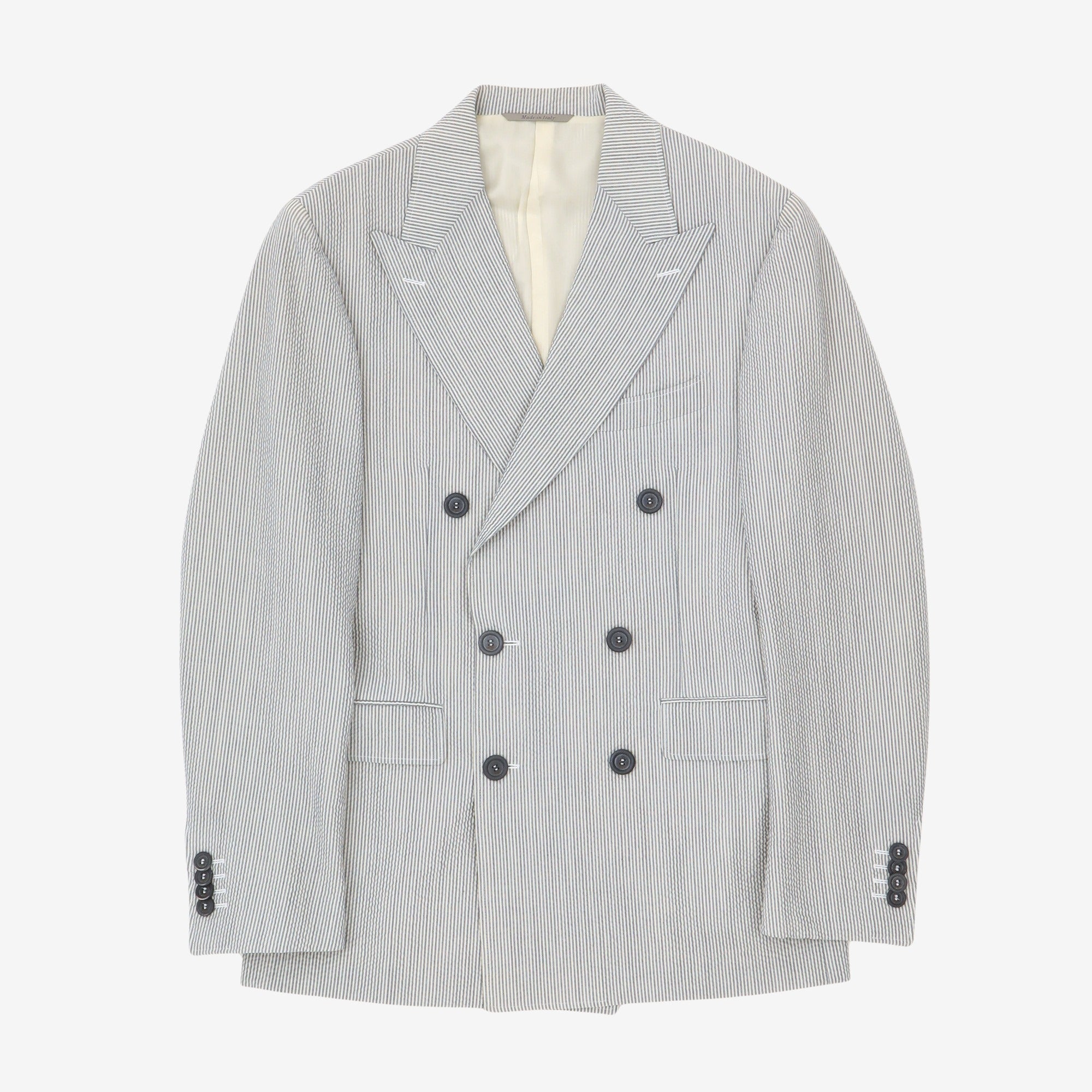 DB Seersucker Awning Stripe Suit