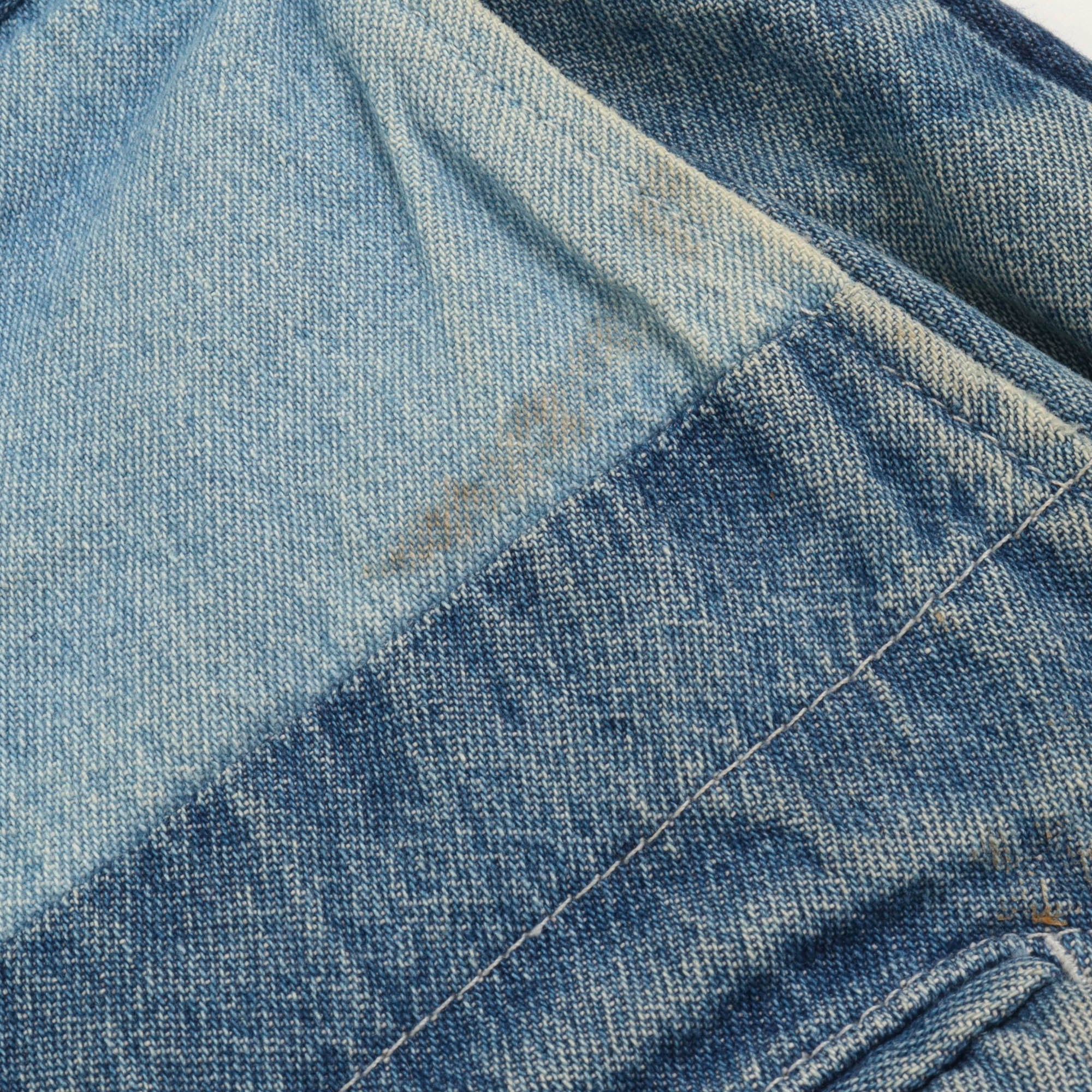 Ghurka Patchwork Denim Shorts