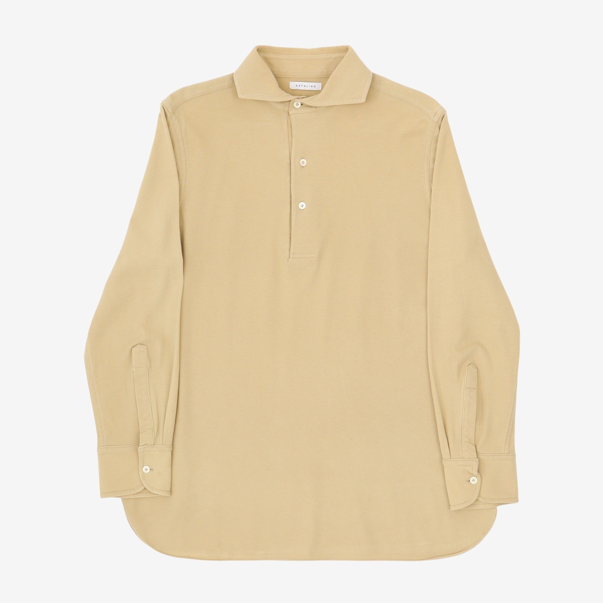 Spread Collar Pique Polo