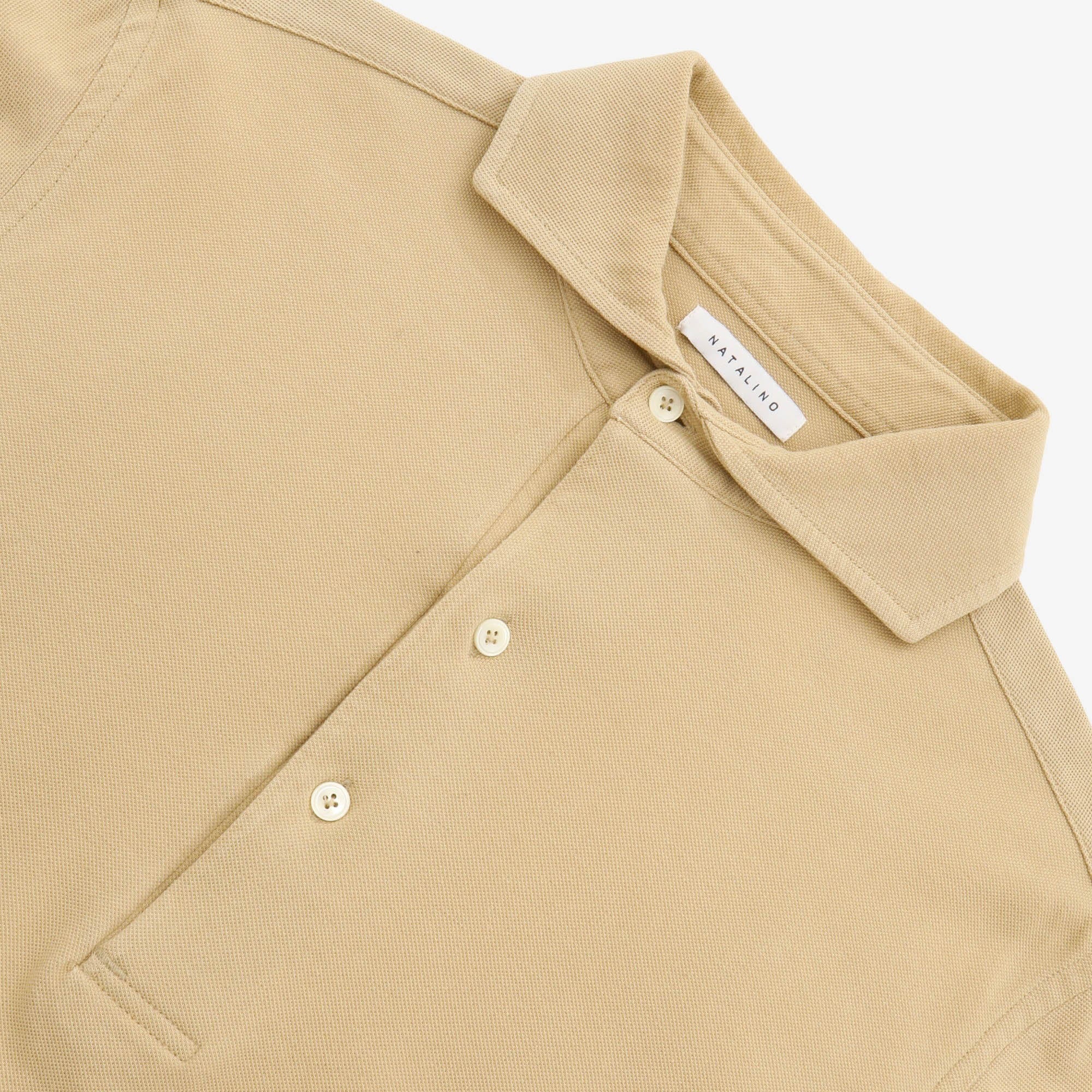 Spread Collar Pique Polo