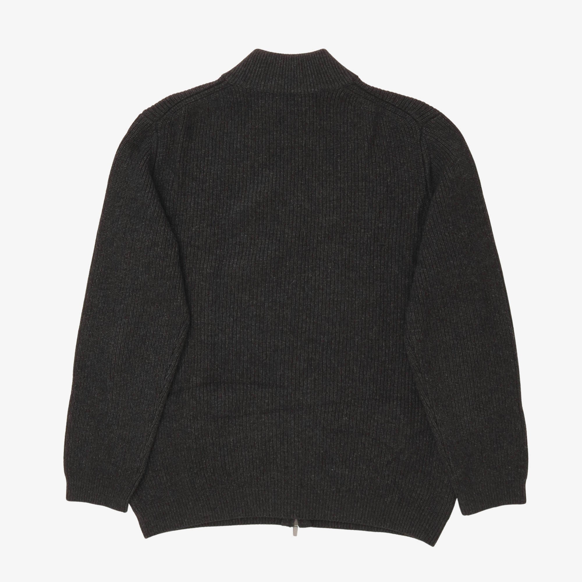 Ribbed Cashmere Wool Cardigan