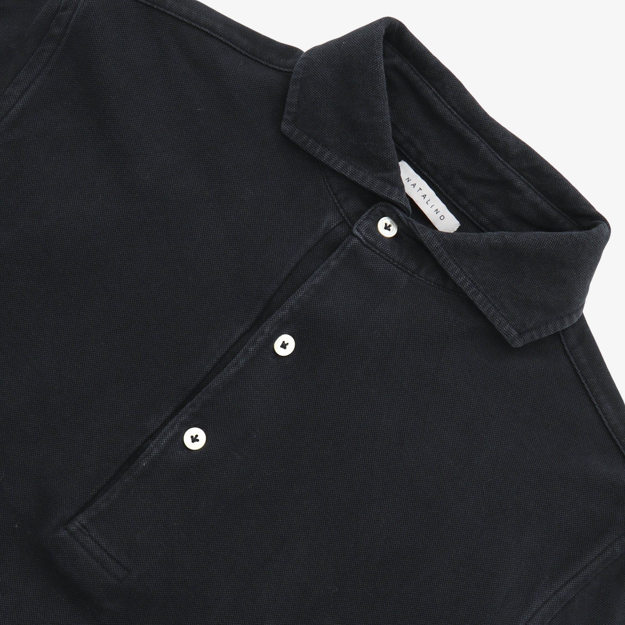 Spread Collar Pique Polo