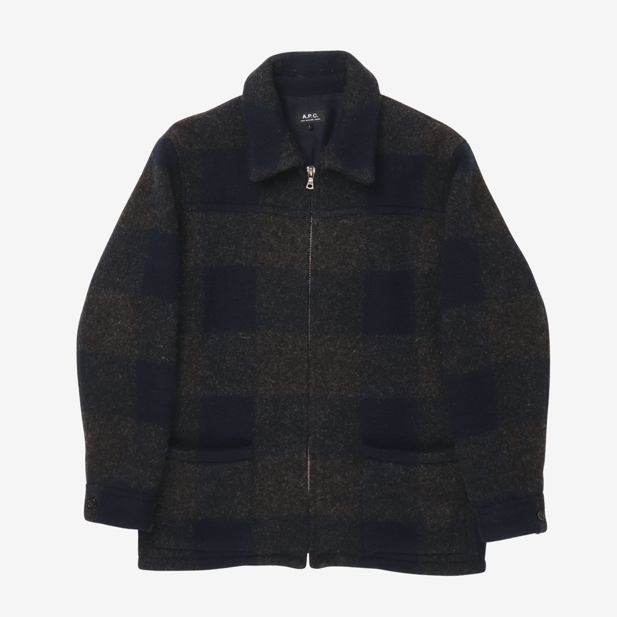 Wool Check Jacket