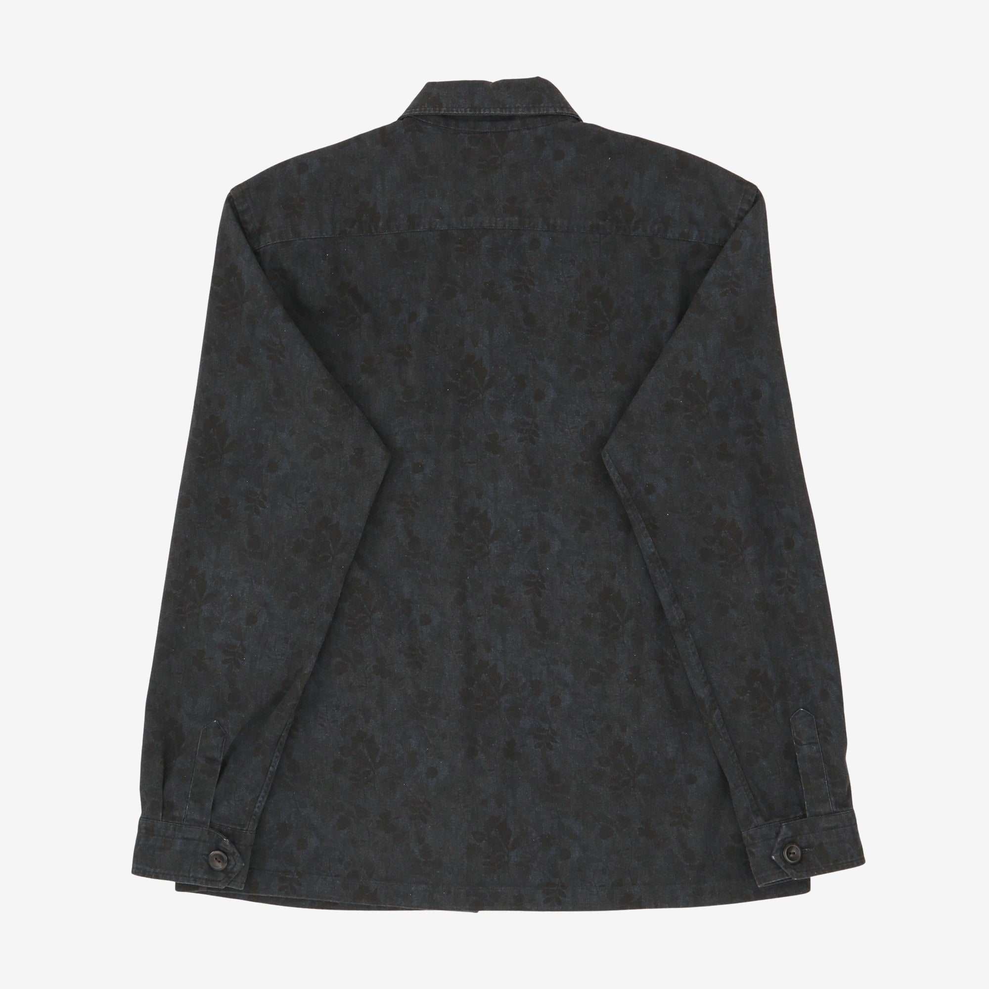 Gabardine Print Overshirt