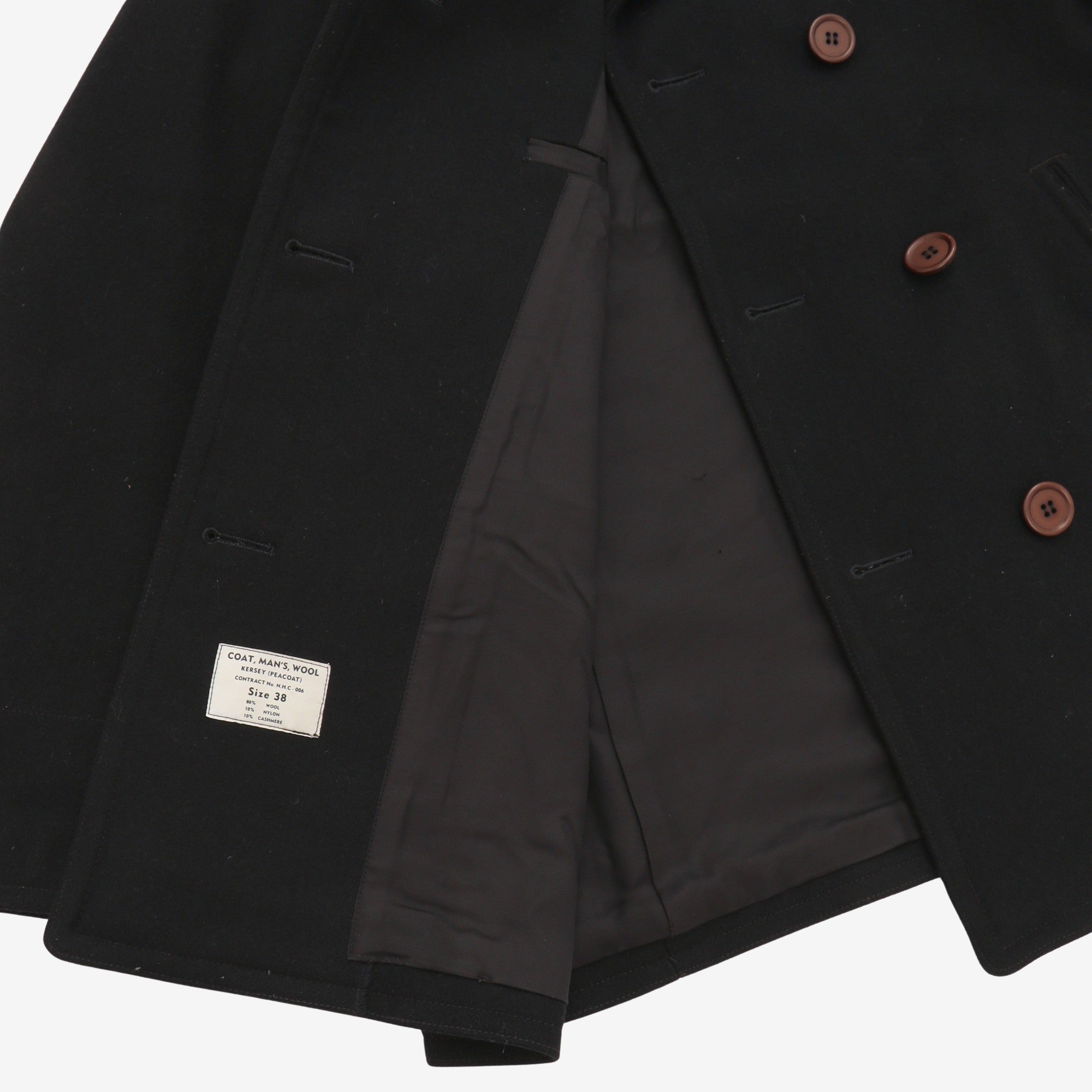 Cashmere Blend Peacoat