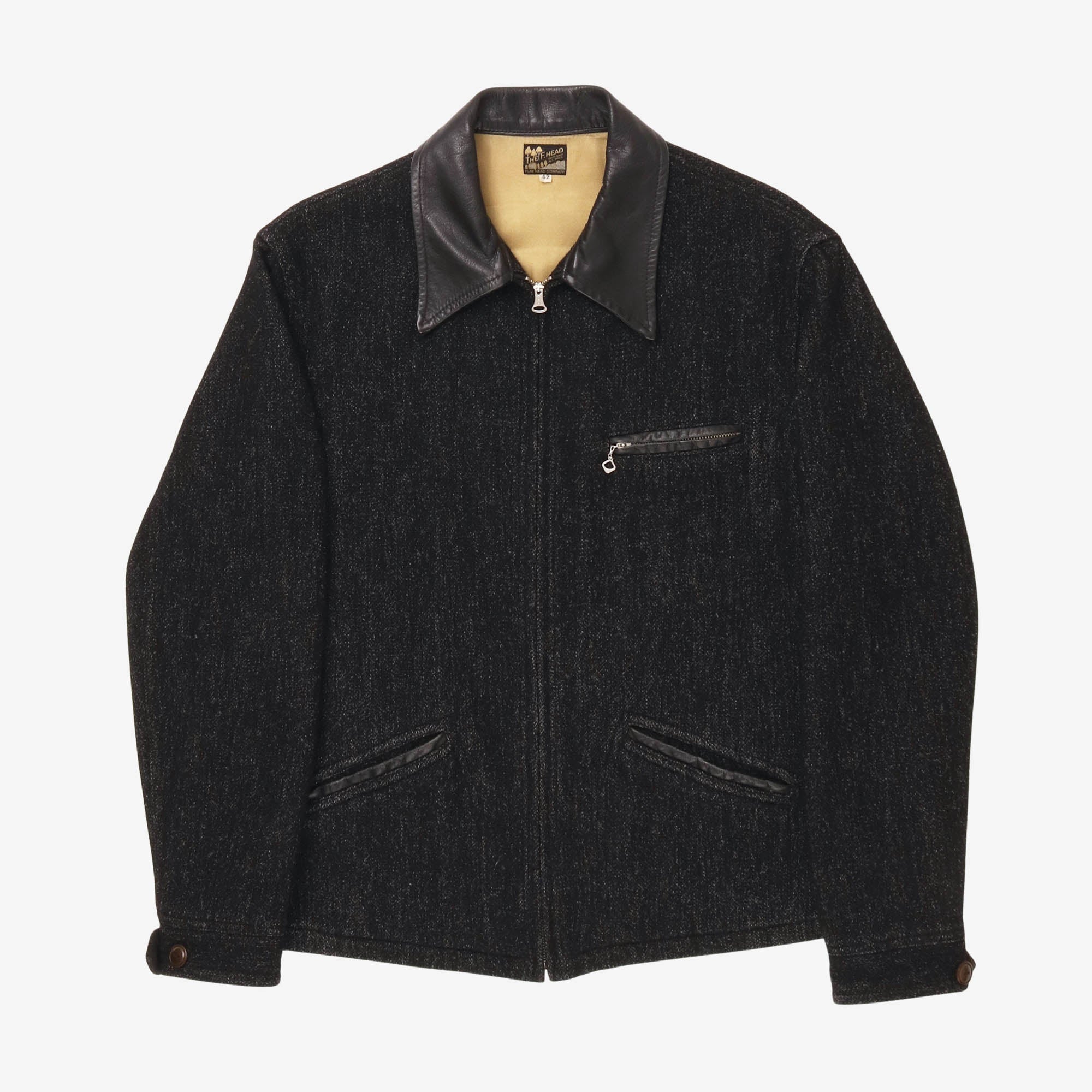 Wool Blend Riders Jacket