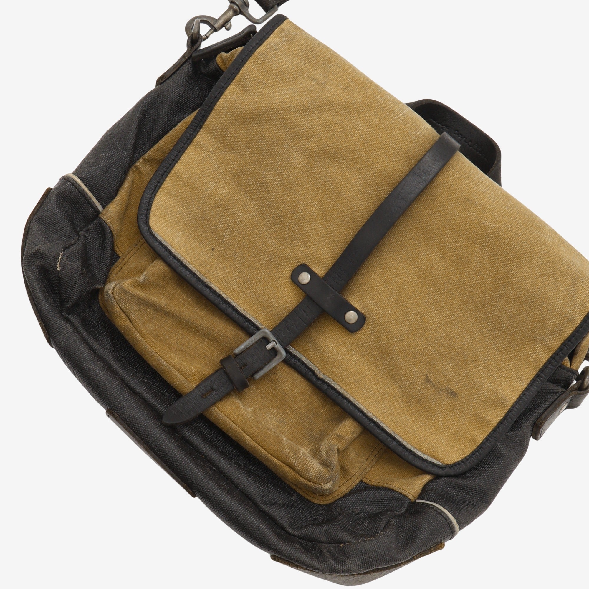 Waxed Crossbody Satchel