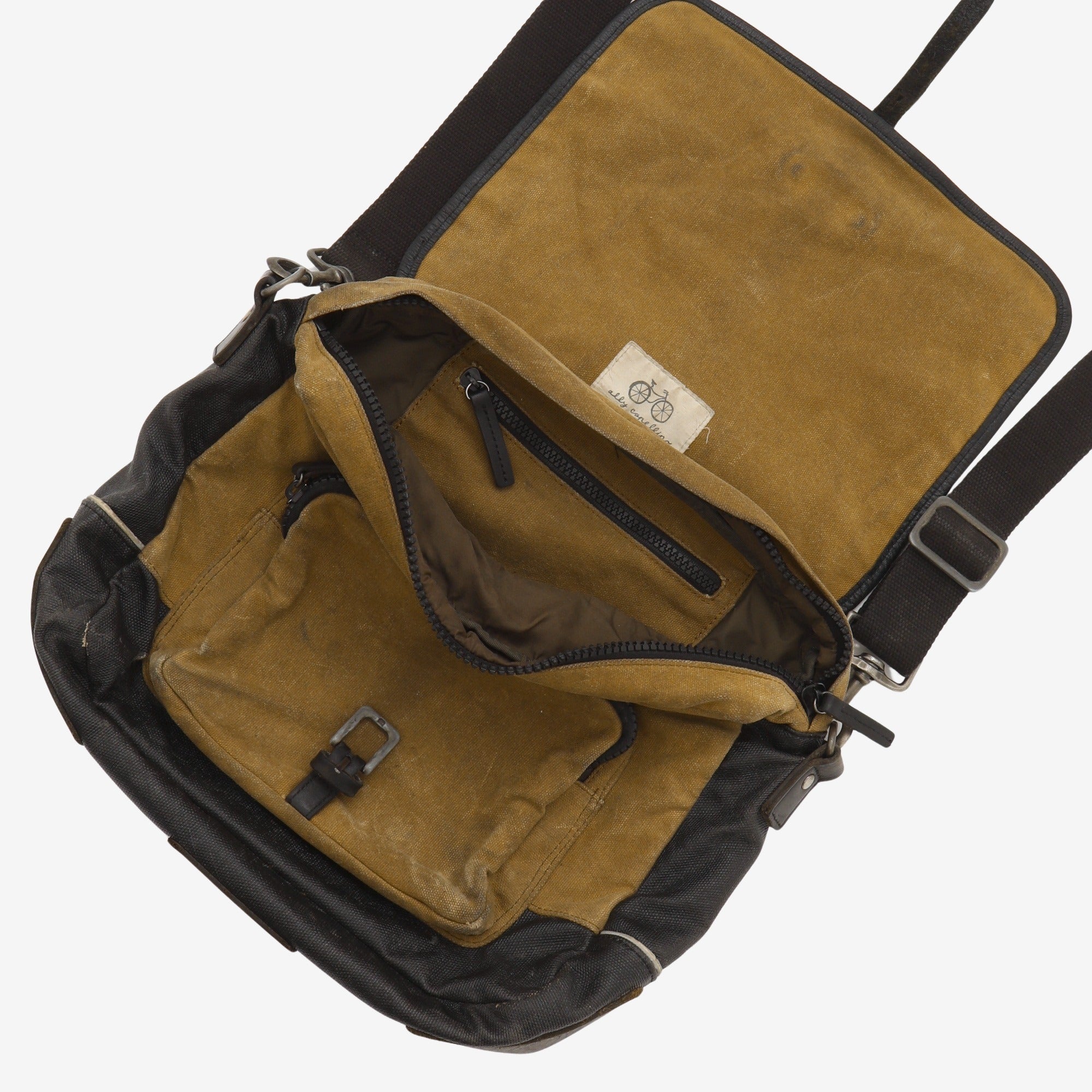 Waxed Crossbody Satchel