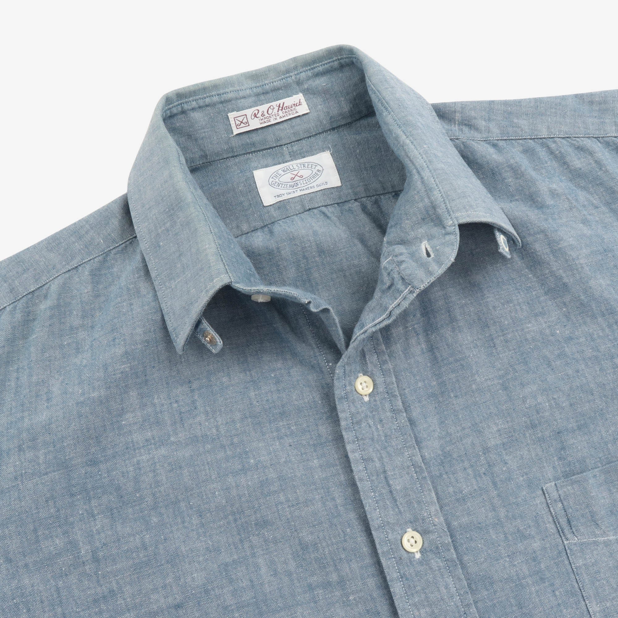 Snap Collar Oxford Shirt
