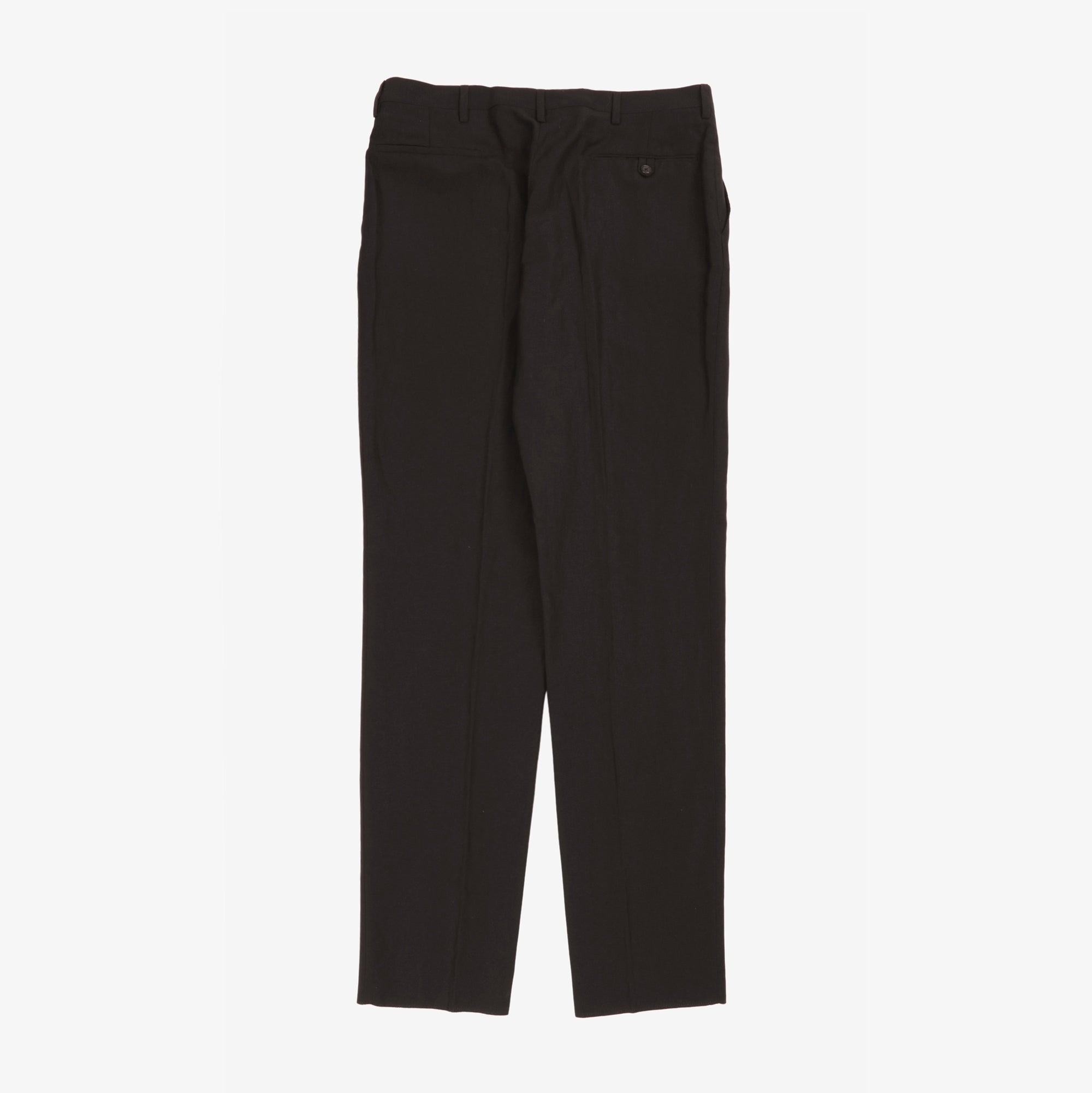 Wool Linen Hopsack Trousers (36W x 37.5L)