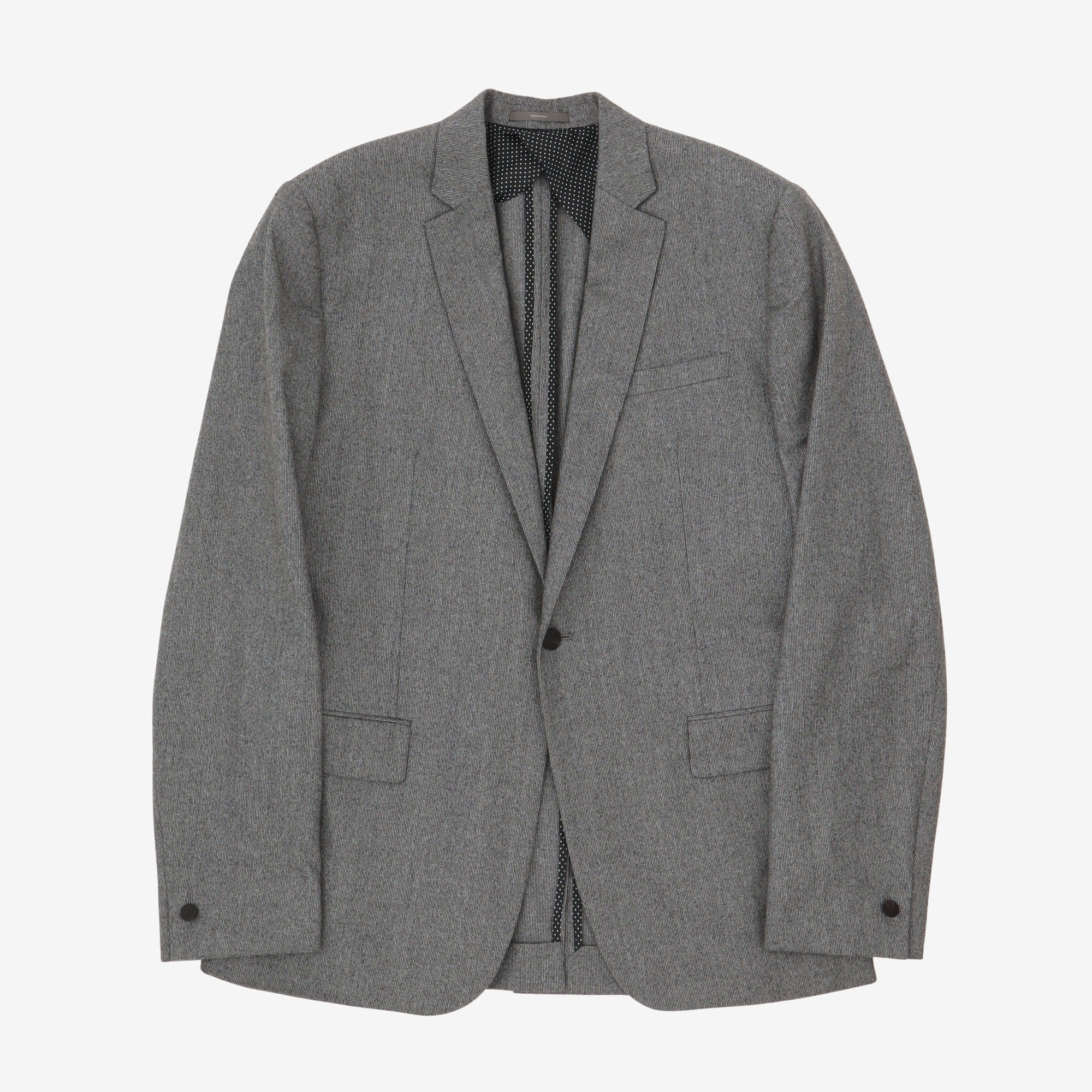 Pencil Stripe Wool Suit