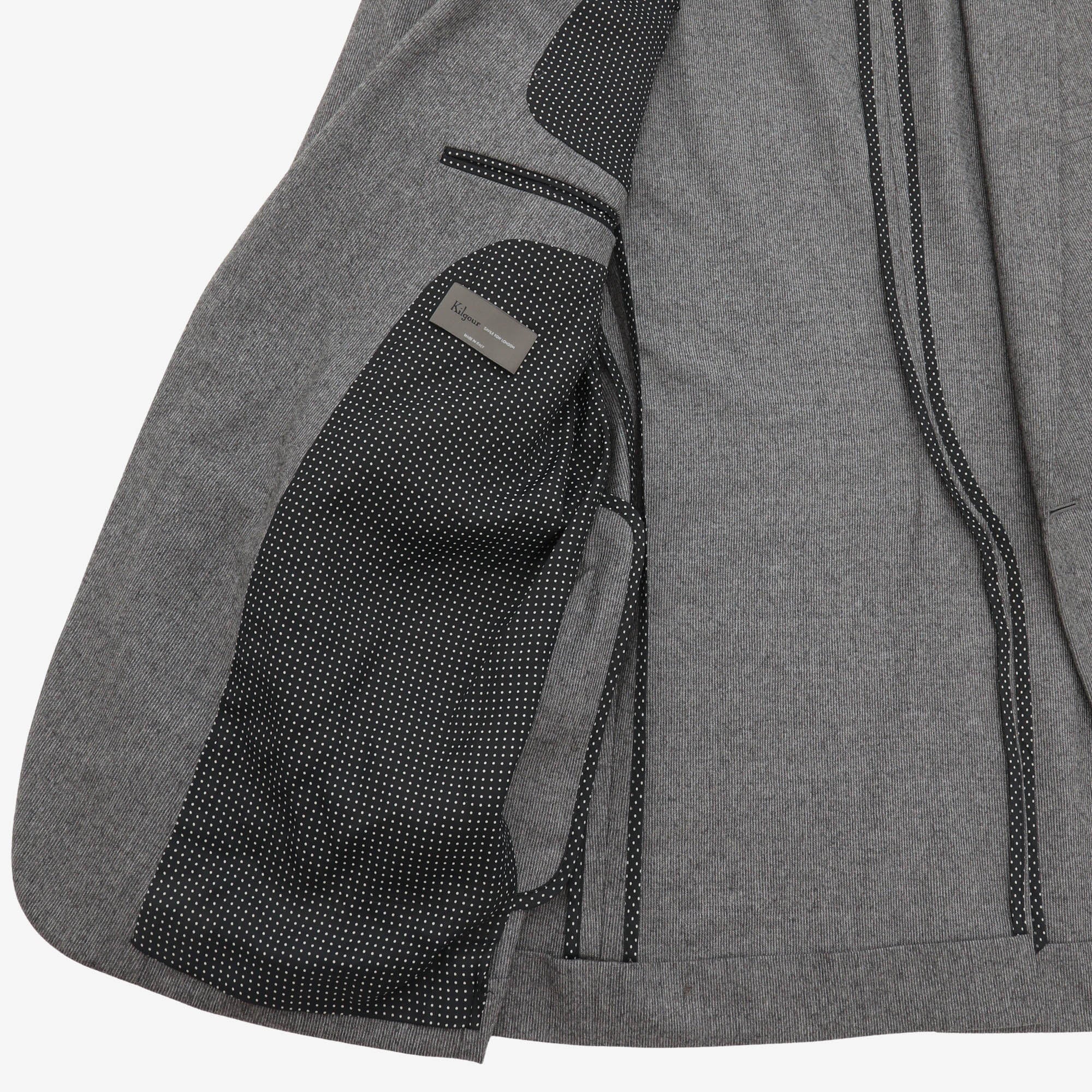 Pencil Stripe Wool Suit