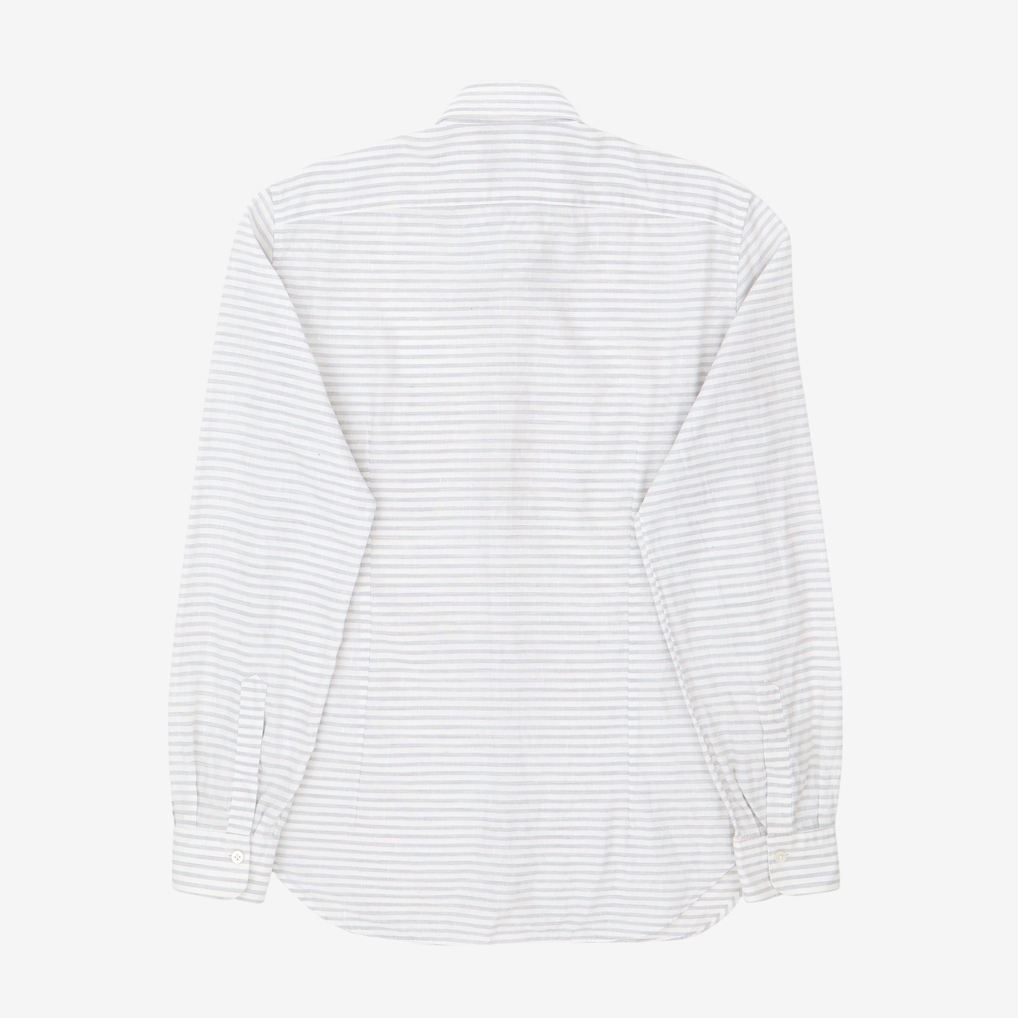 Striped Linen Blend Shirt