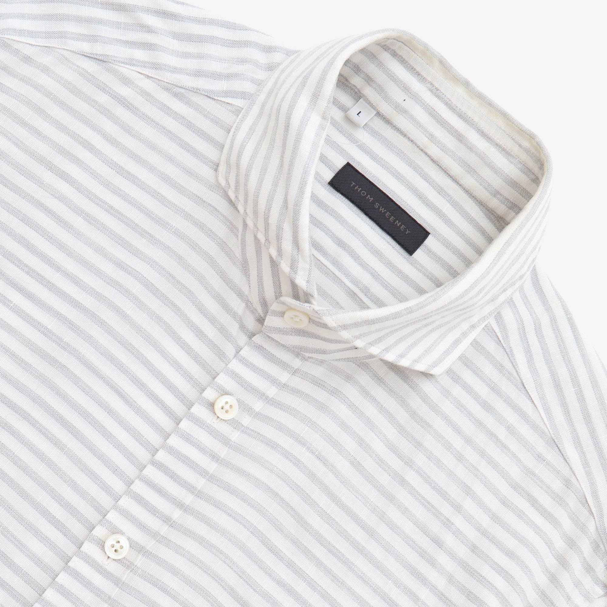 Striped Linen Blend Shirt