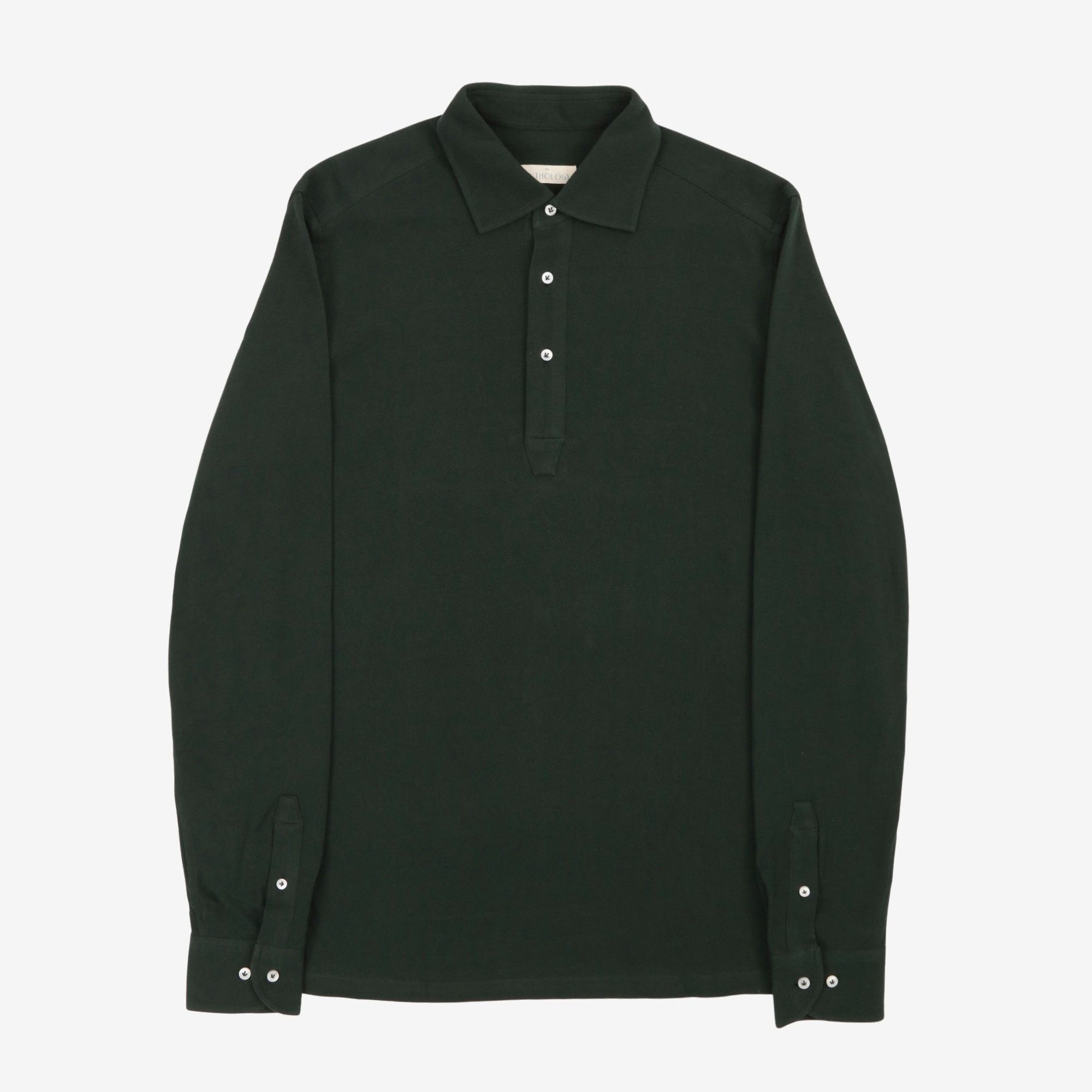 LS Spread Collar Pique Polo