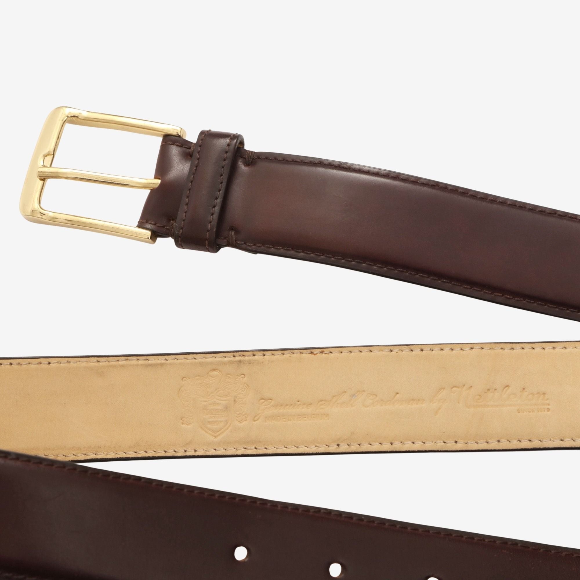 Cordovan Leather Belt
