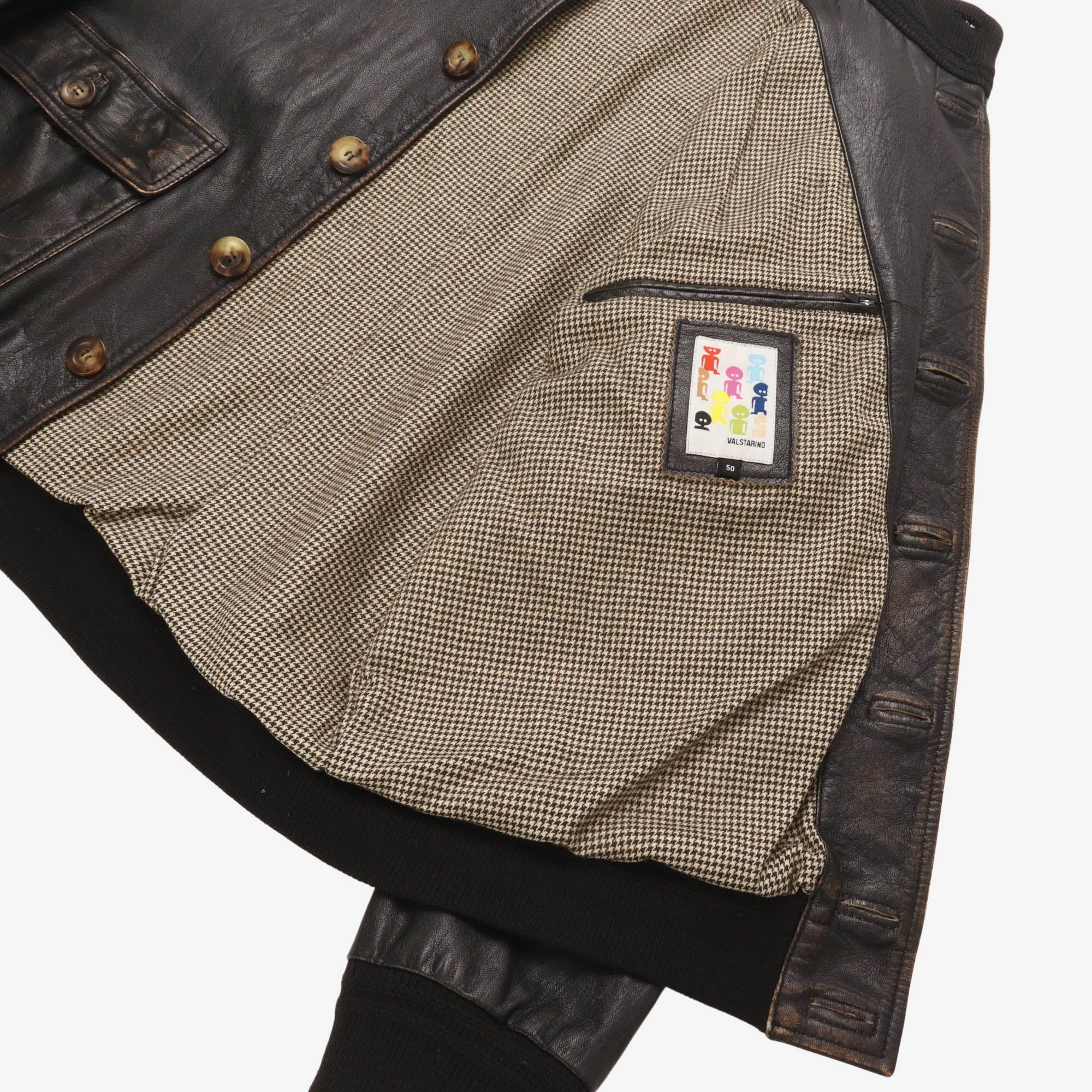 Valstarino Leather Jacket (Faded Look)