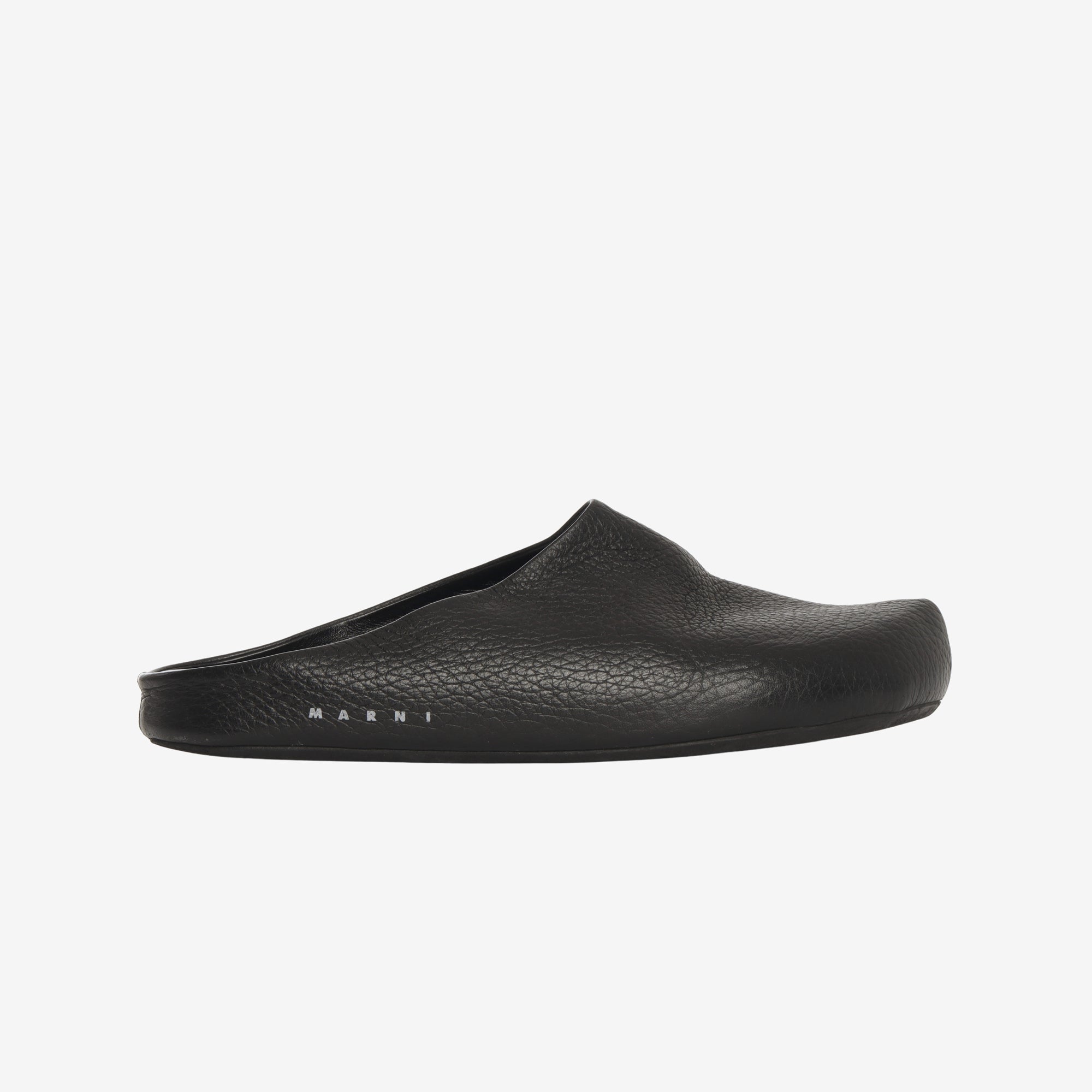 Marni Grain Leather Clog – Marrkt