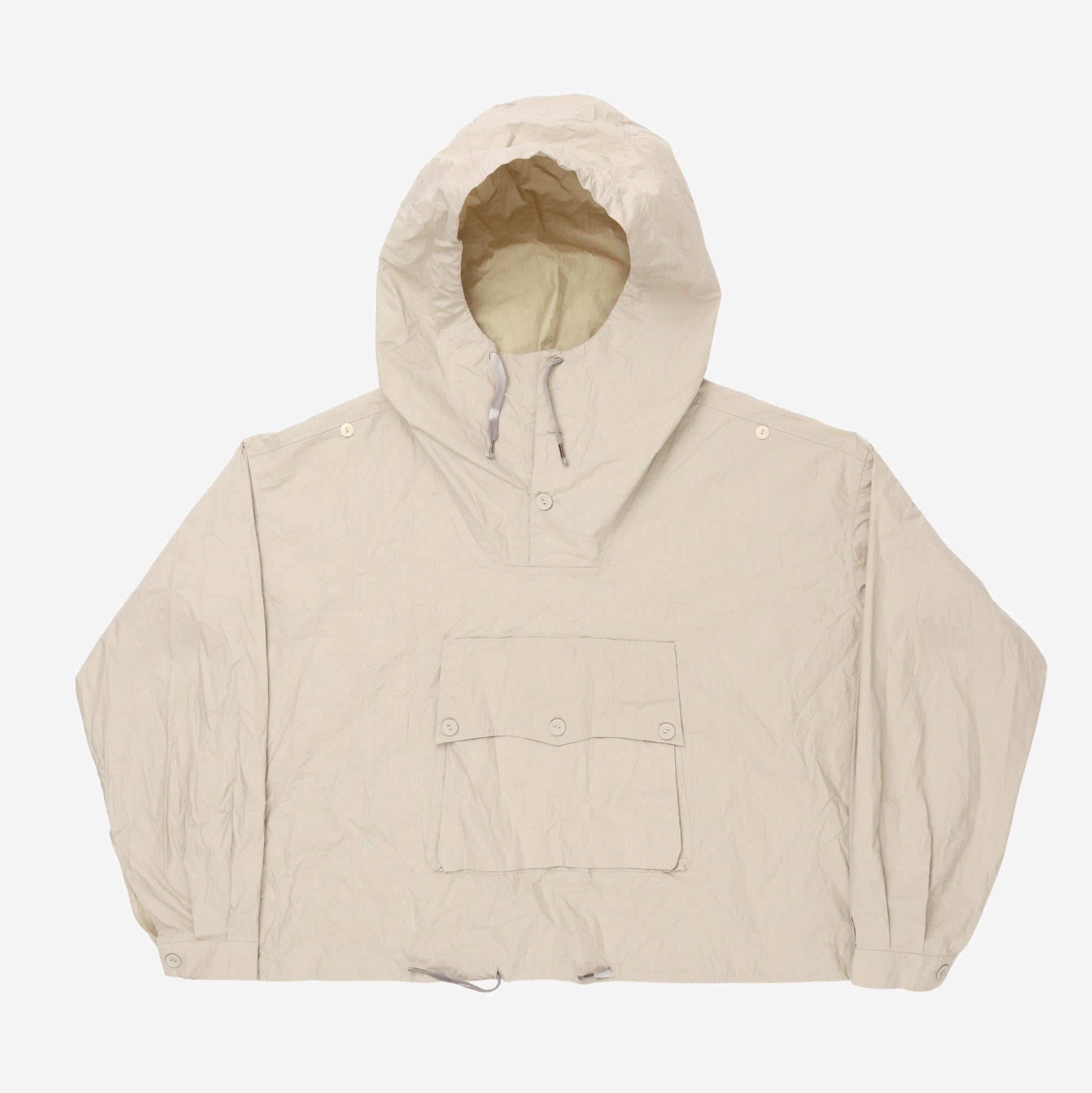 Coated Cotton Hooded Jacket