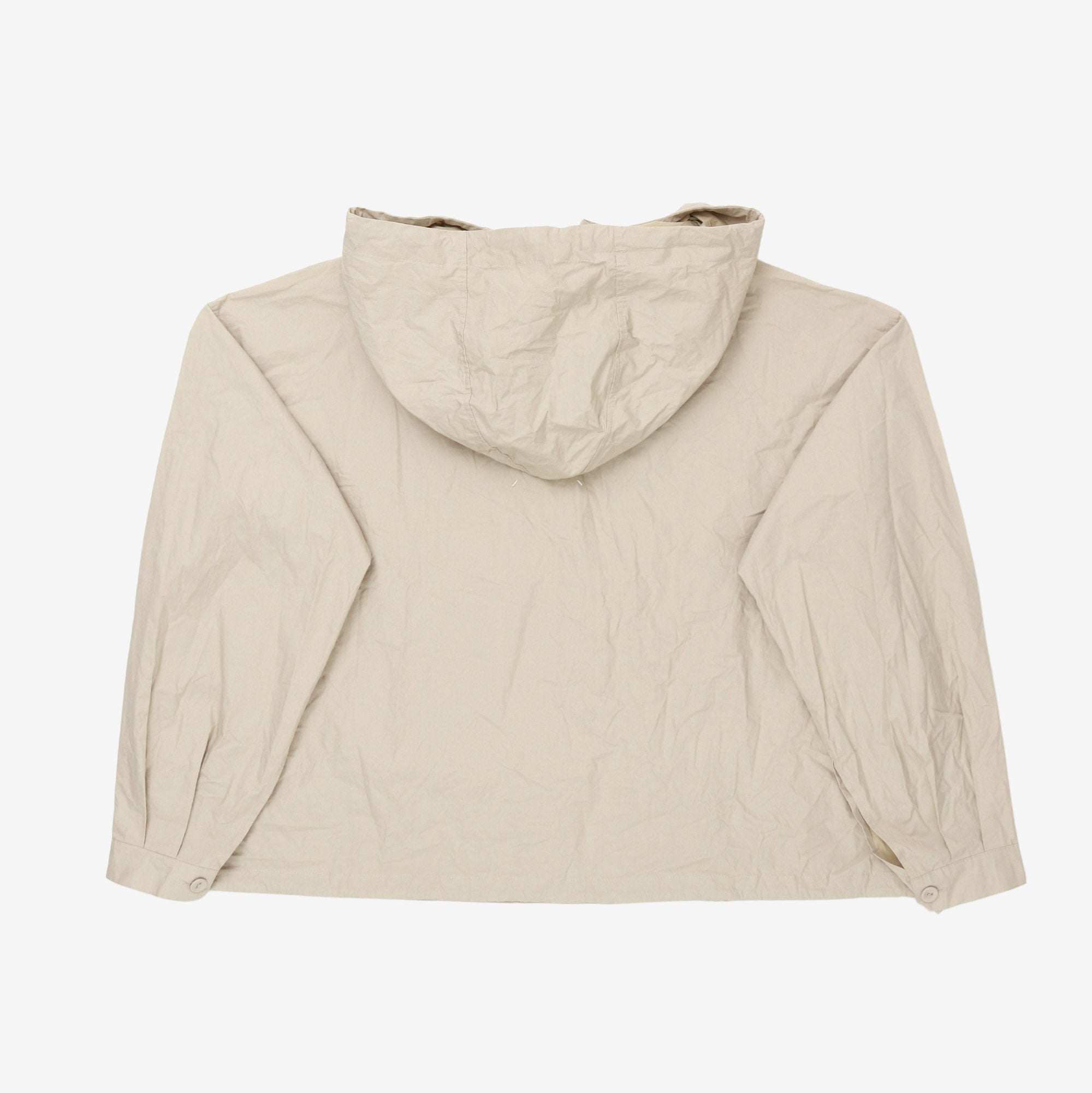 Coated Cotton Hooded Jacket