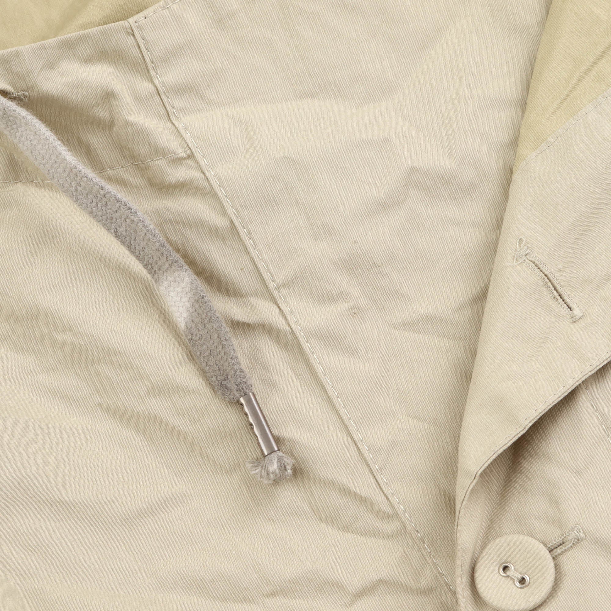 Coated Cotton Hooded Jacket