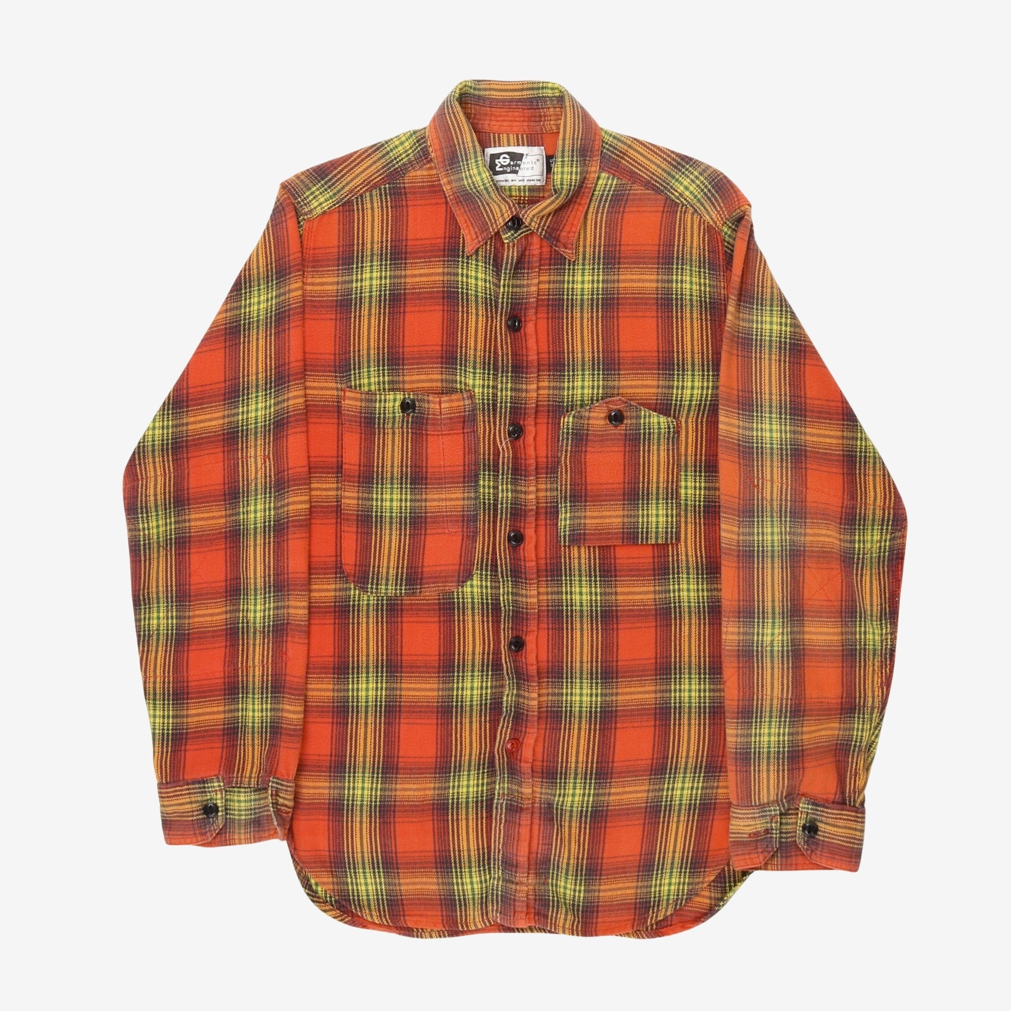 Japan Plaid Shadow Flannel Shirt