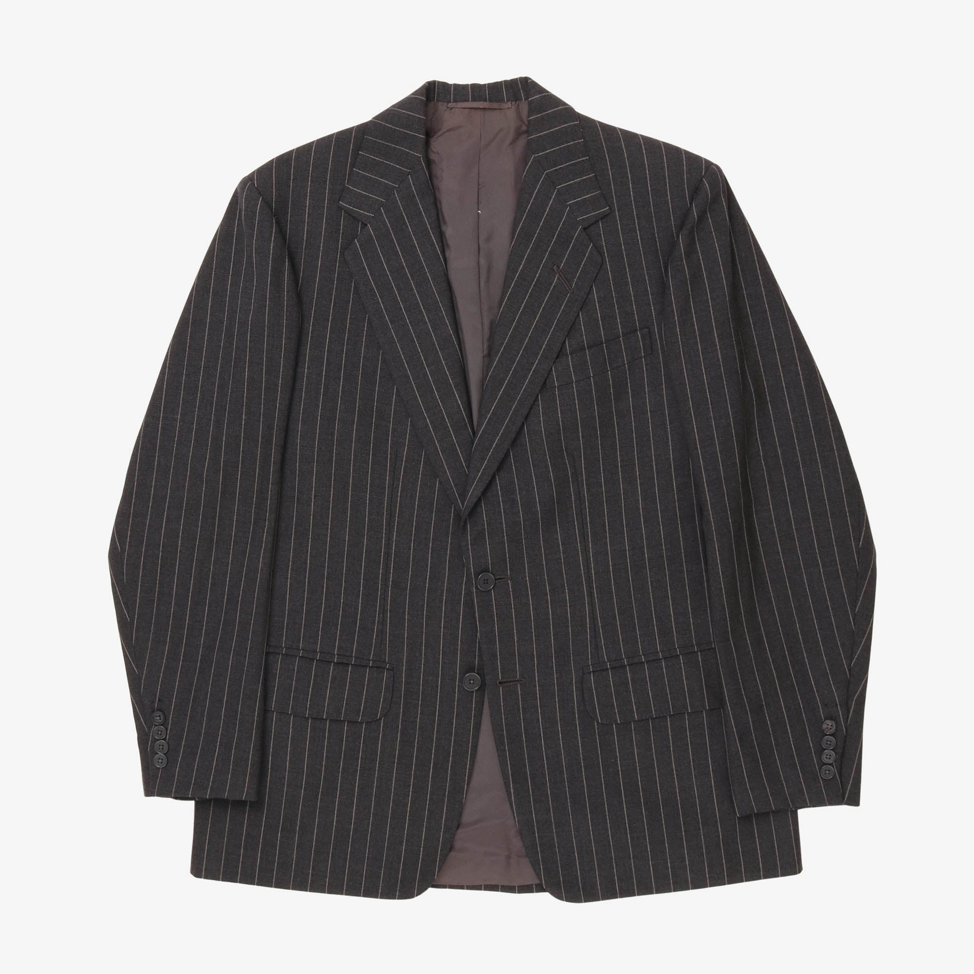 Bespoke Wool Pinstripe Suit