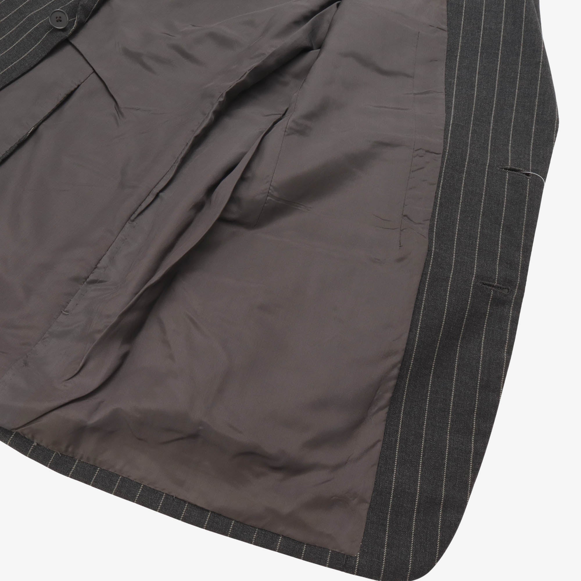 Bespoke Wool Pinstripe Suit