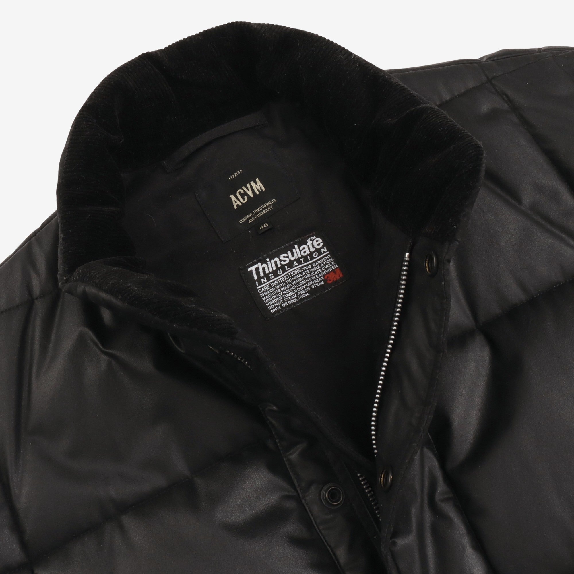 Waxed Cotton Quilted Jacket