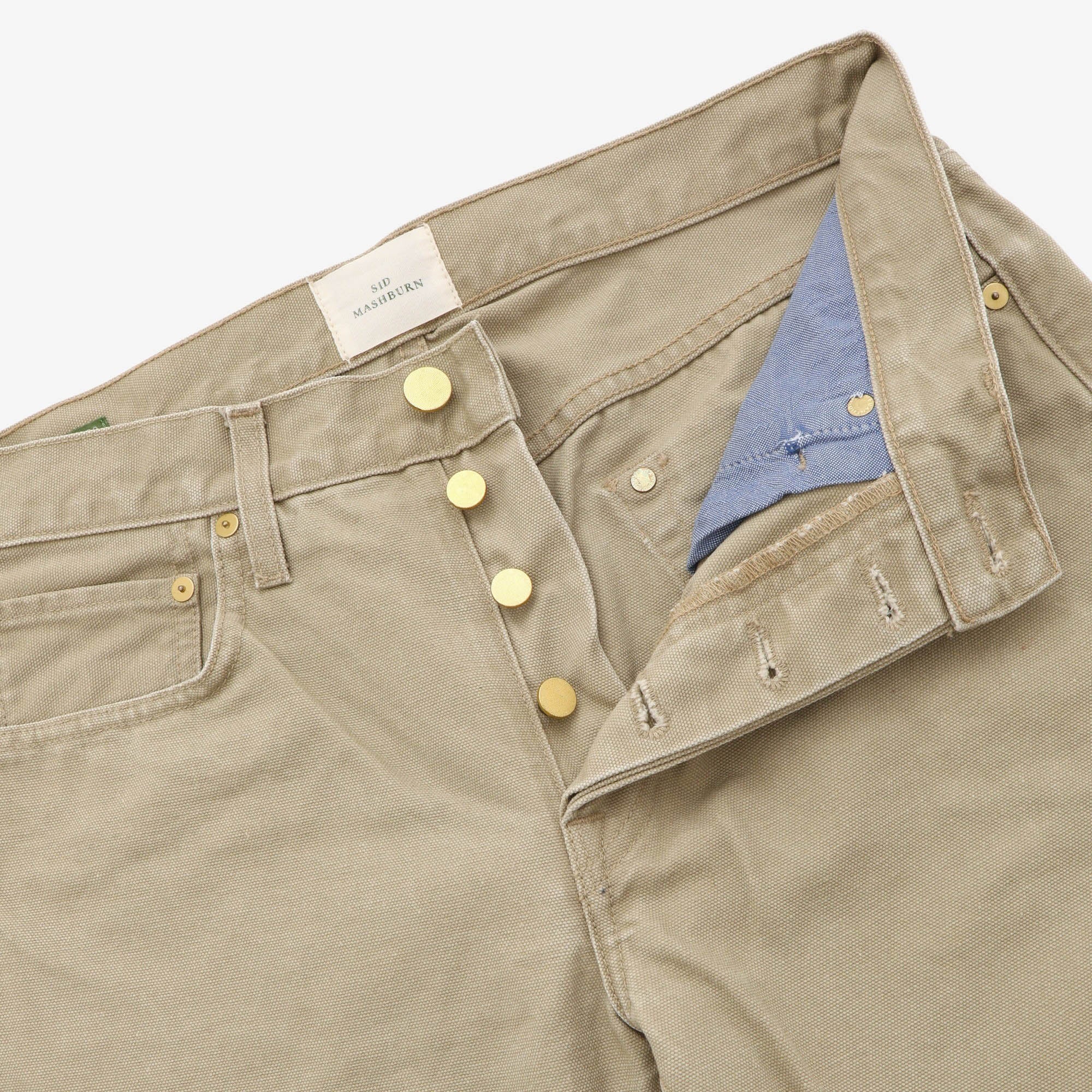 Slim Straight Canvas 5 Pocket Pant (30W X 28.5L)