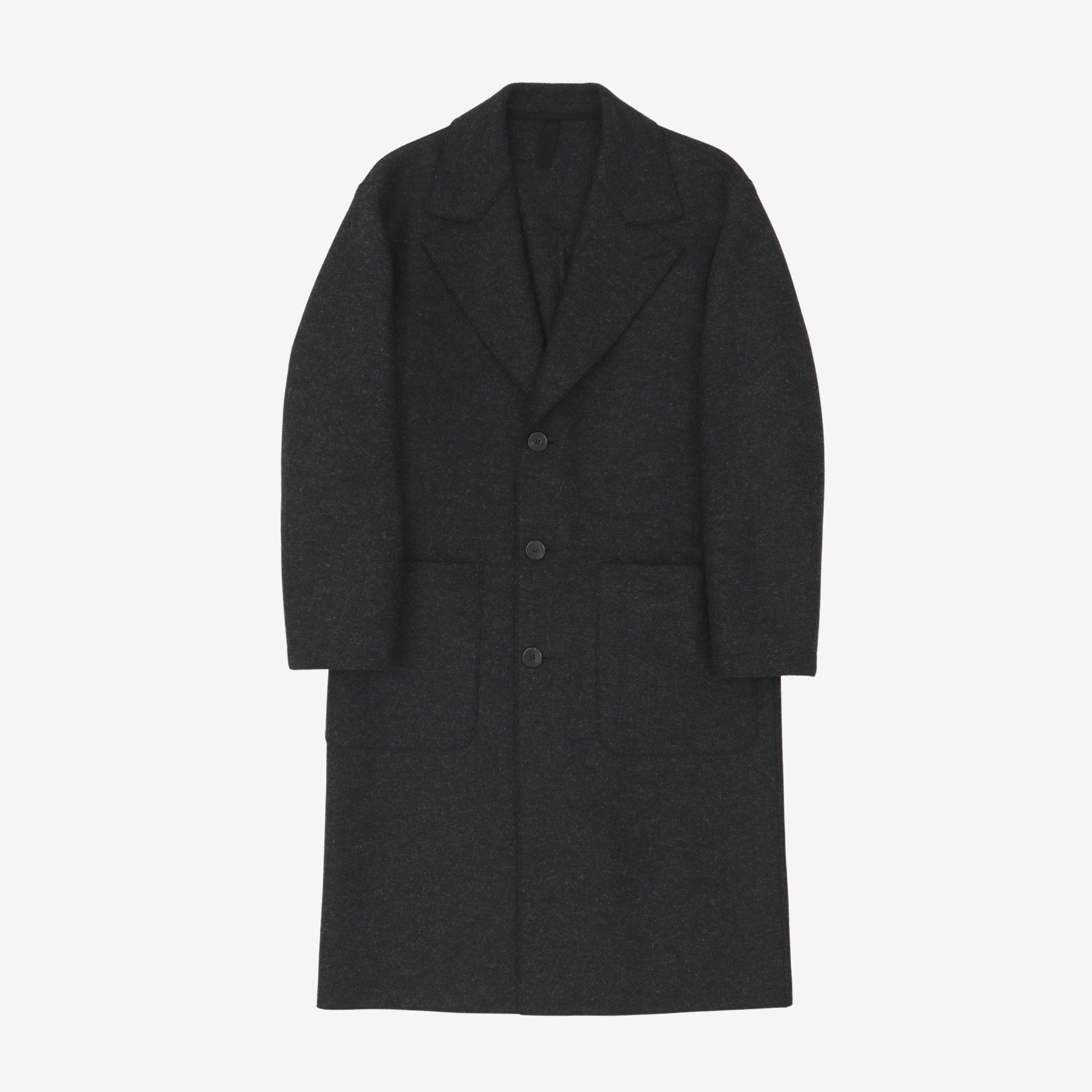 Anthracite Wool Coat