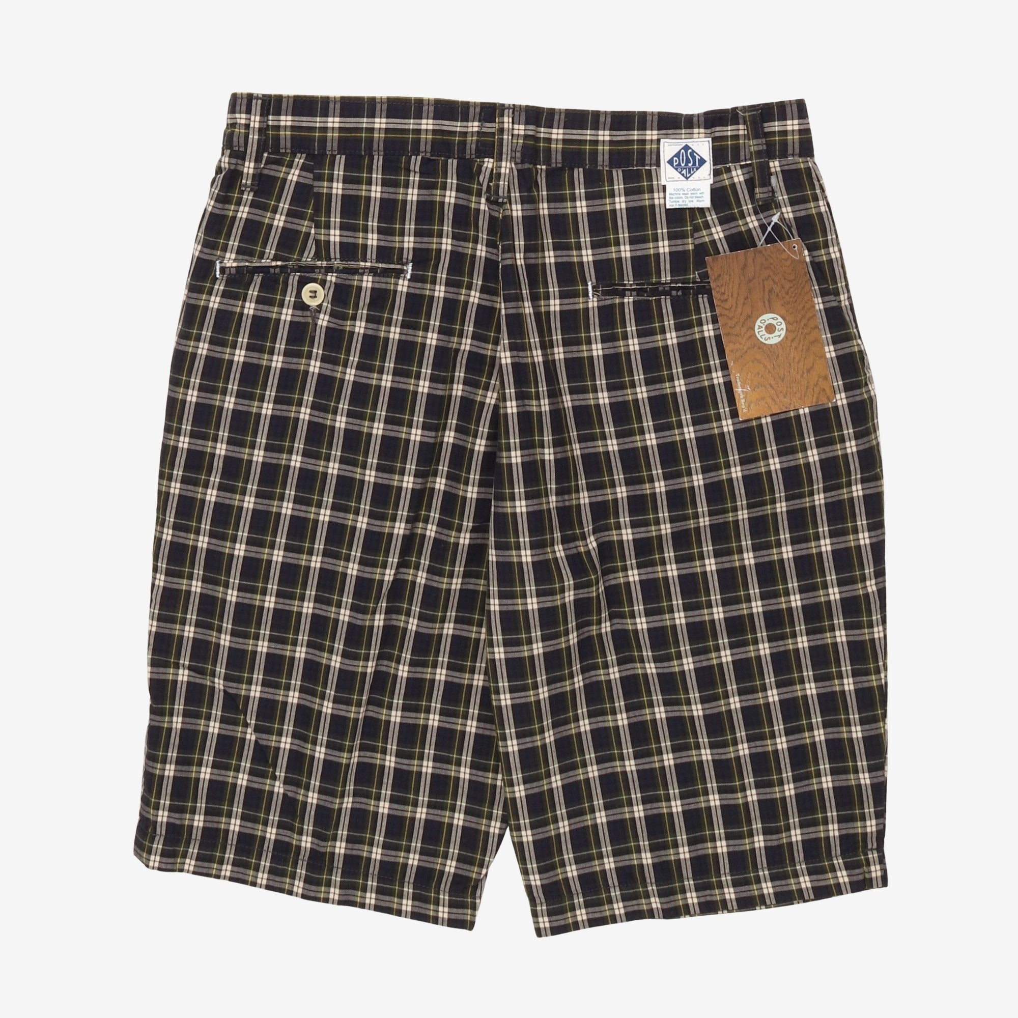 Plaid Lined Menpolini Shorts
