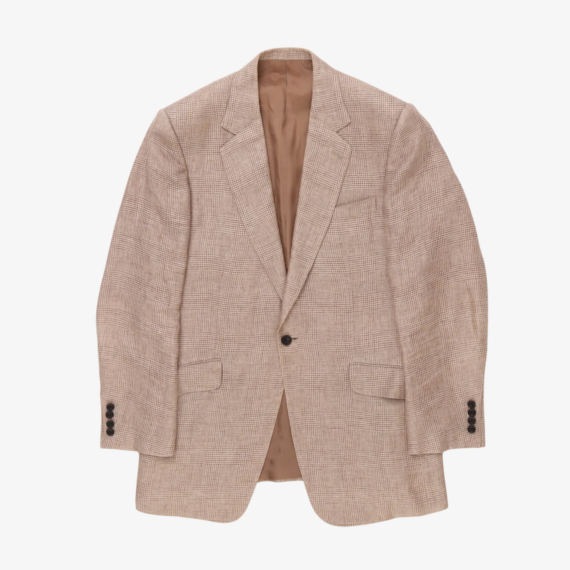 Savile Row Linen Check Blazer