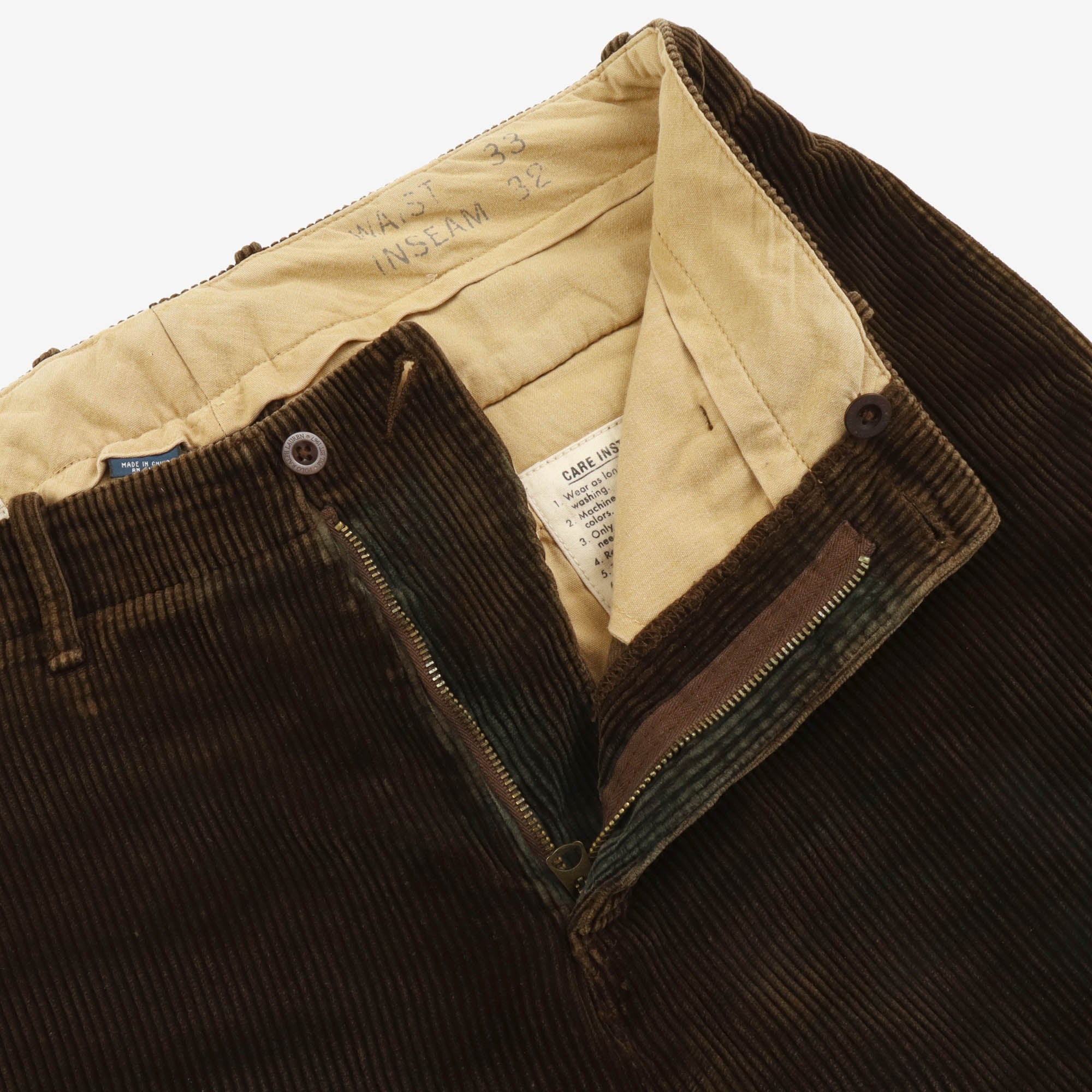 Corduroy Officer Chino