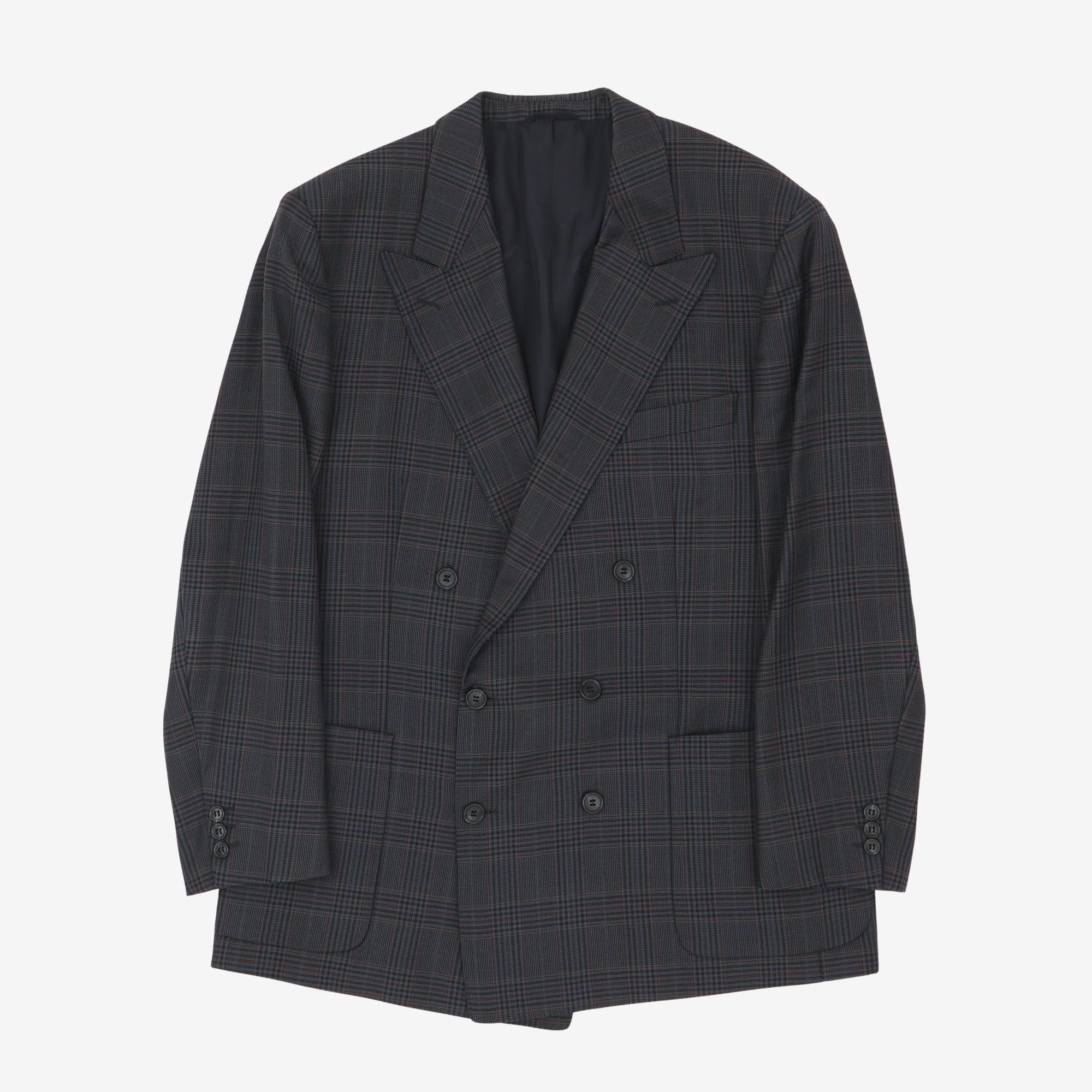 Vintage Wool Check DB Blazer