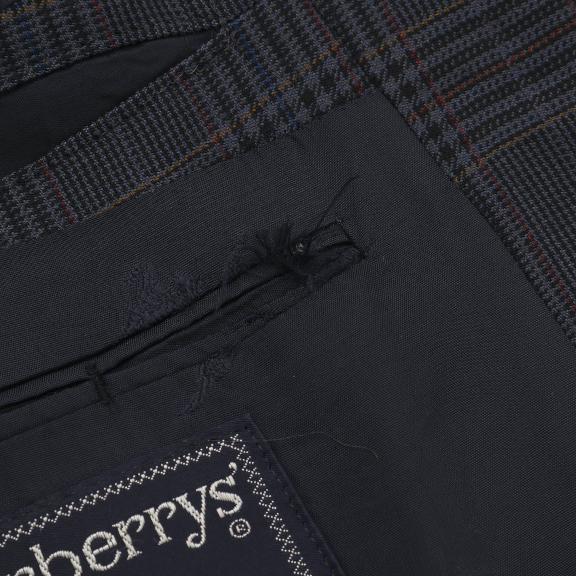 Vintage Wool Check DB Blazer