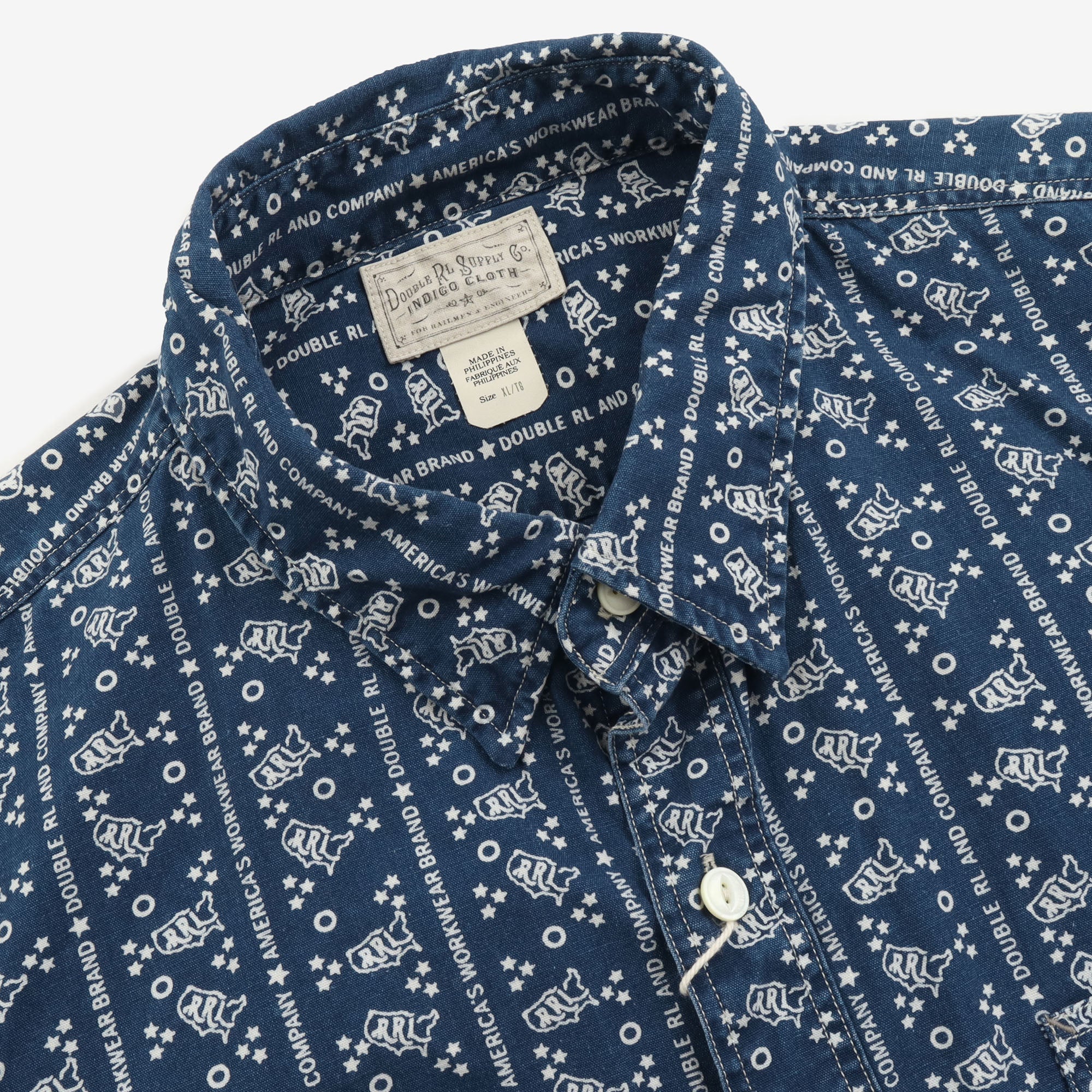 Logo Print Work Shirt