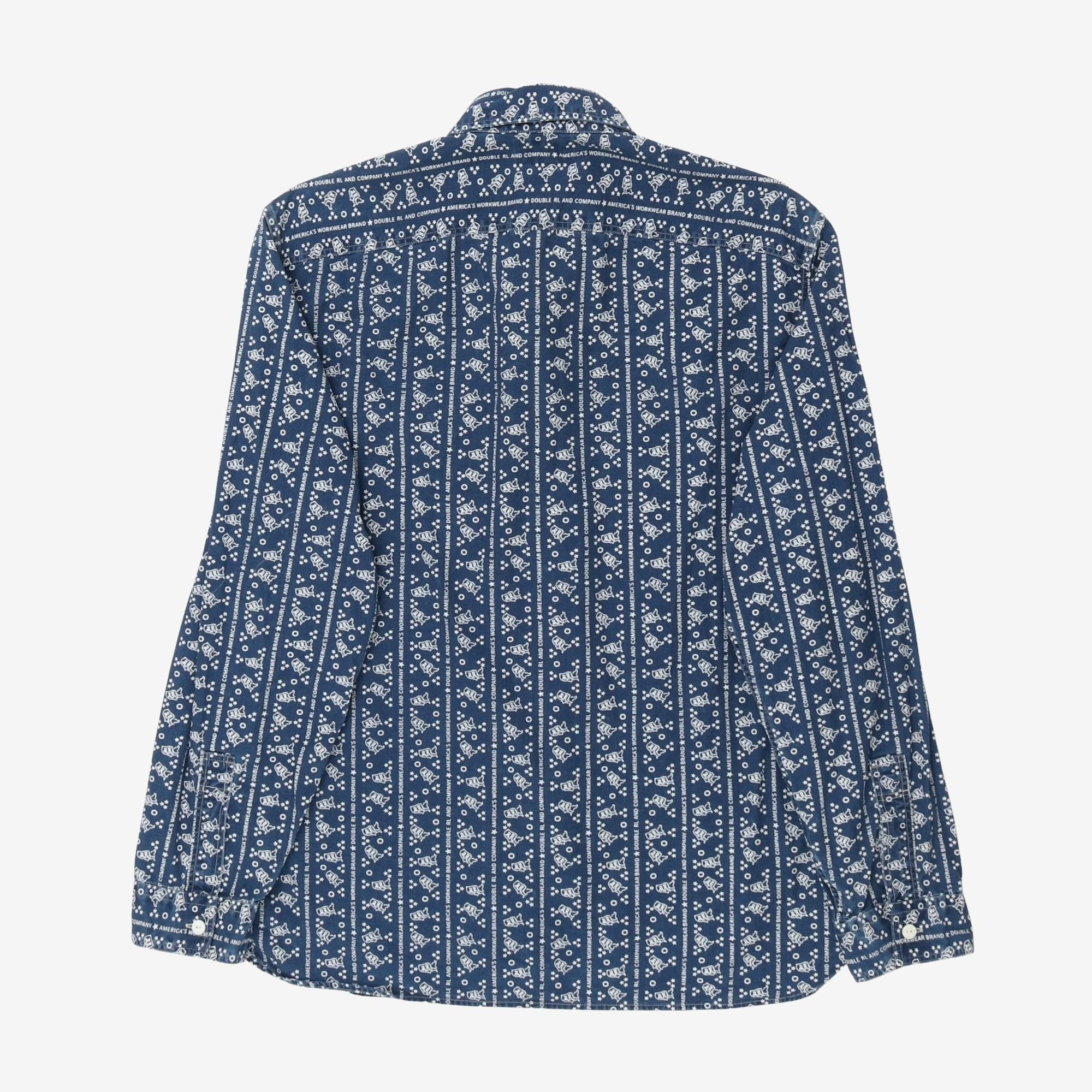 Logo Print Work Shirt