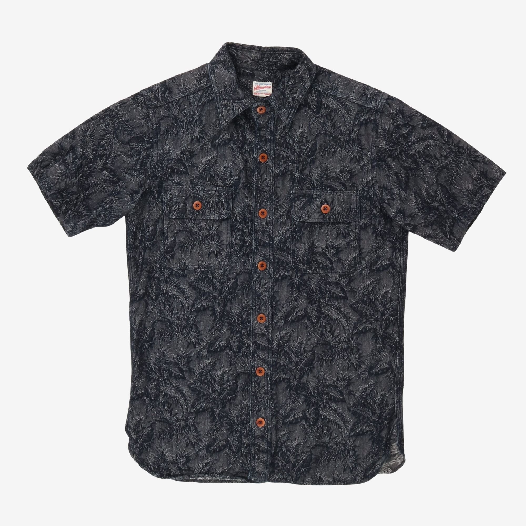 SS Jacquard Ferns Work Shirt