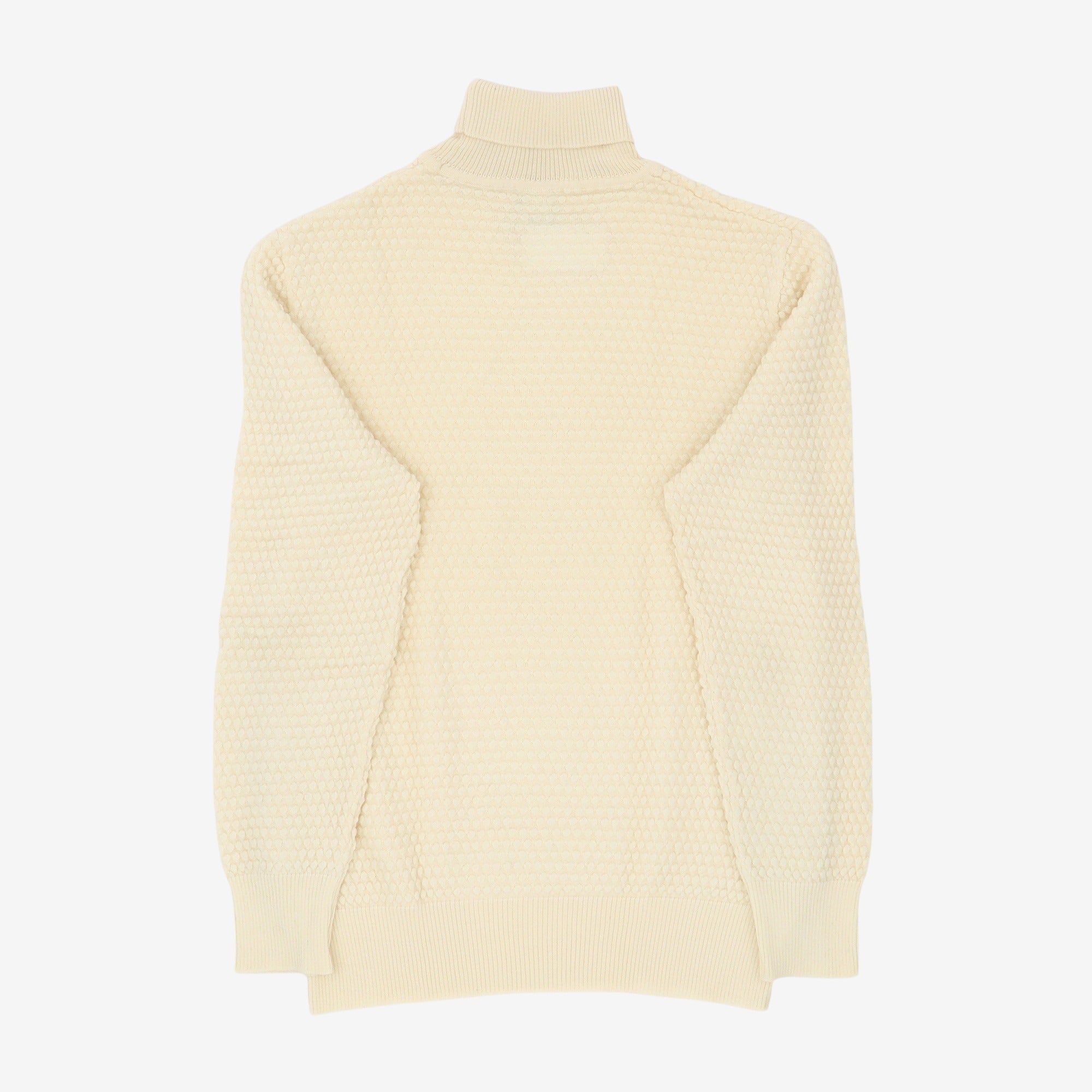 Bubble Knit Roll Neck Sweater