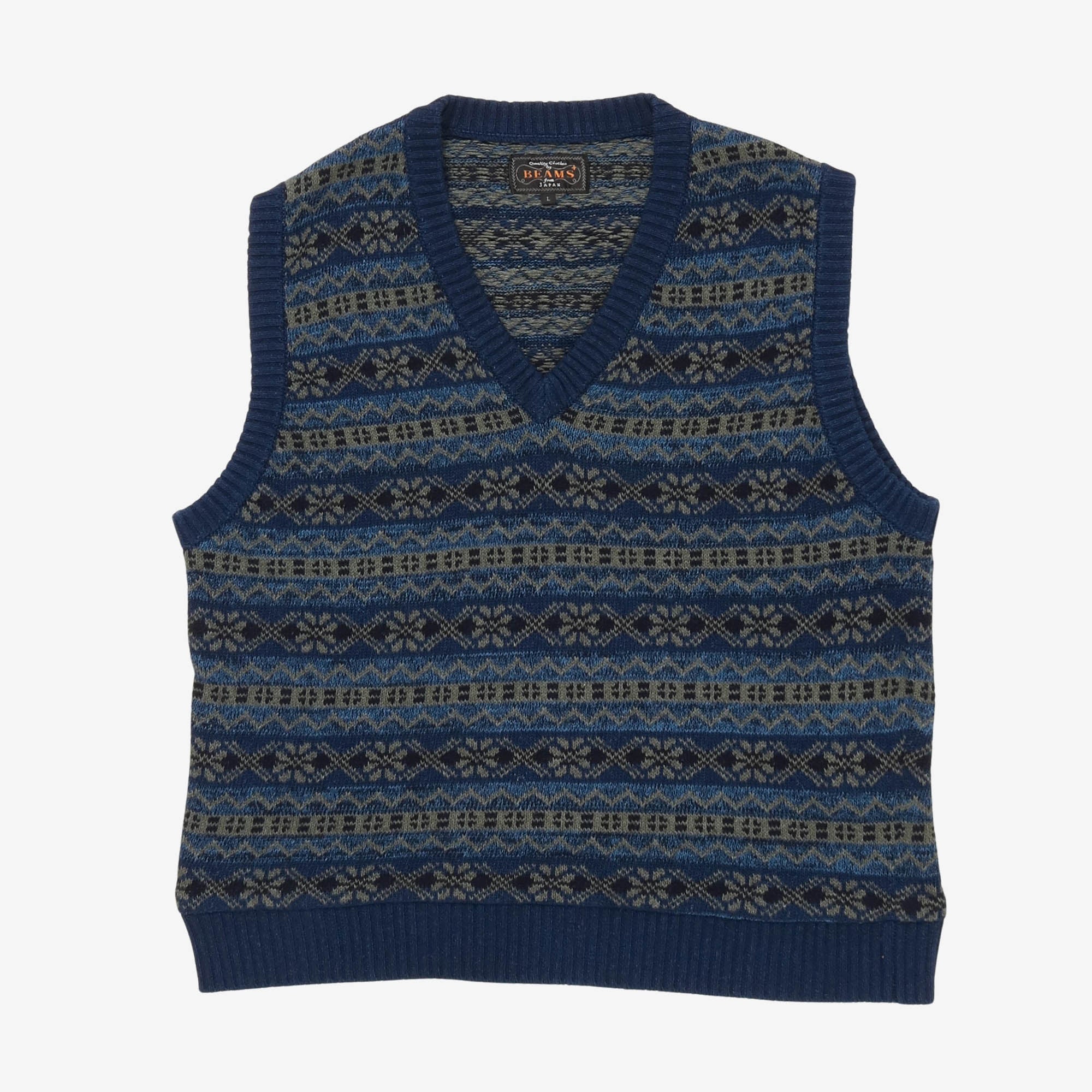 Fair Isle Knitted Vest