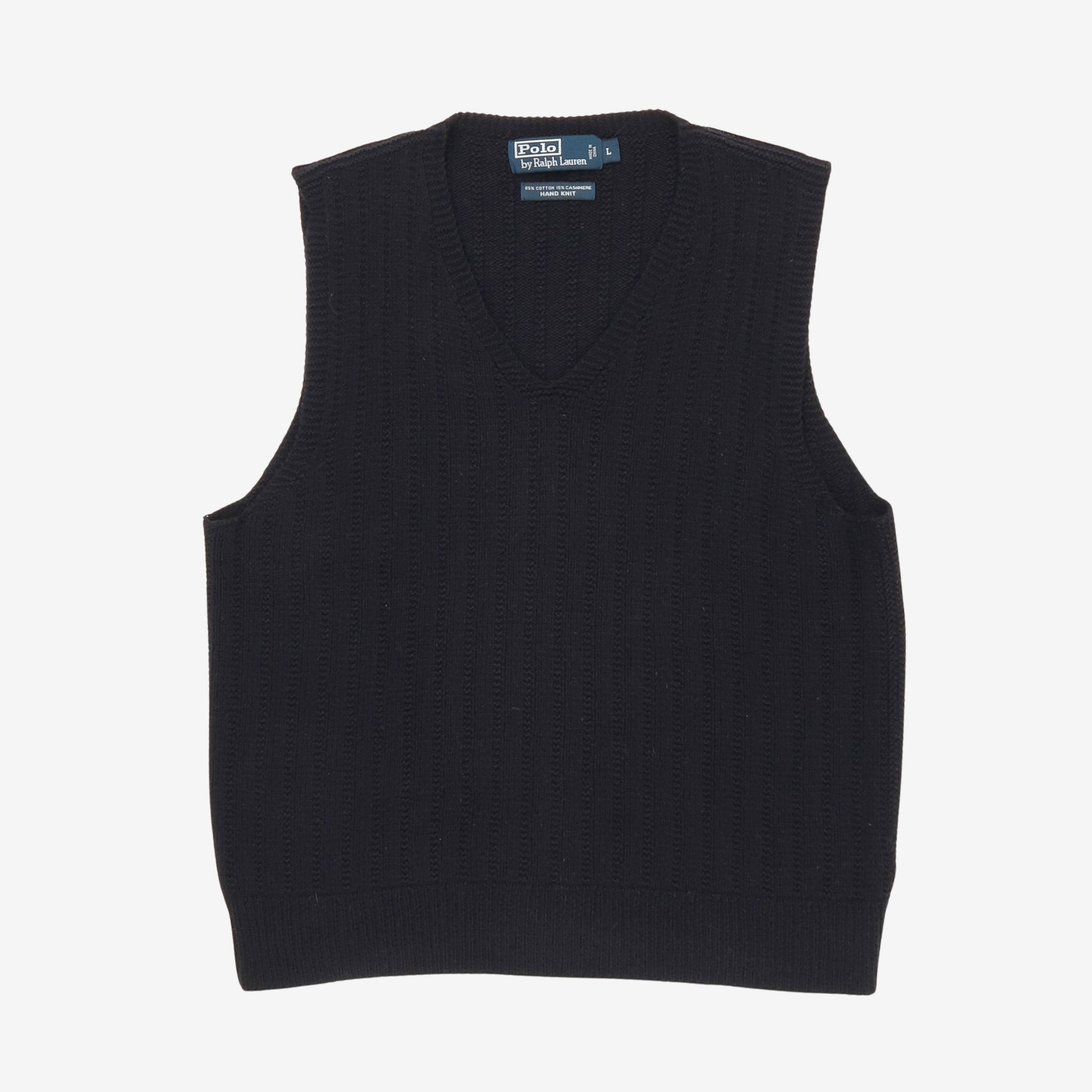 V Neck Knitted Vest