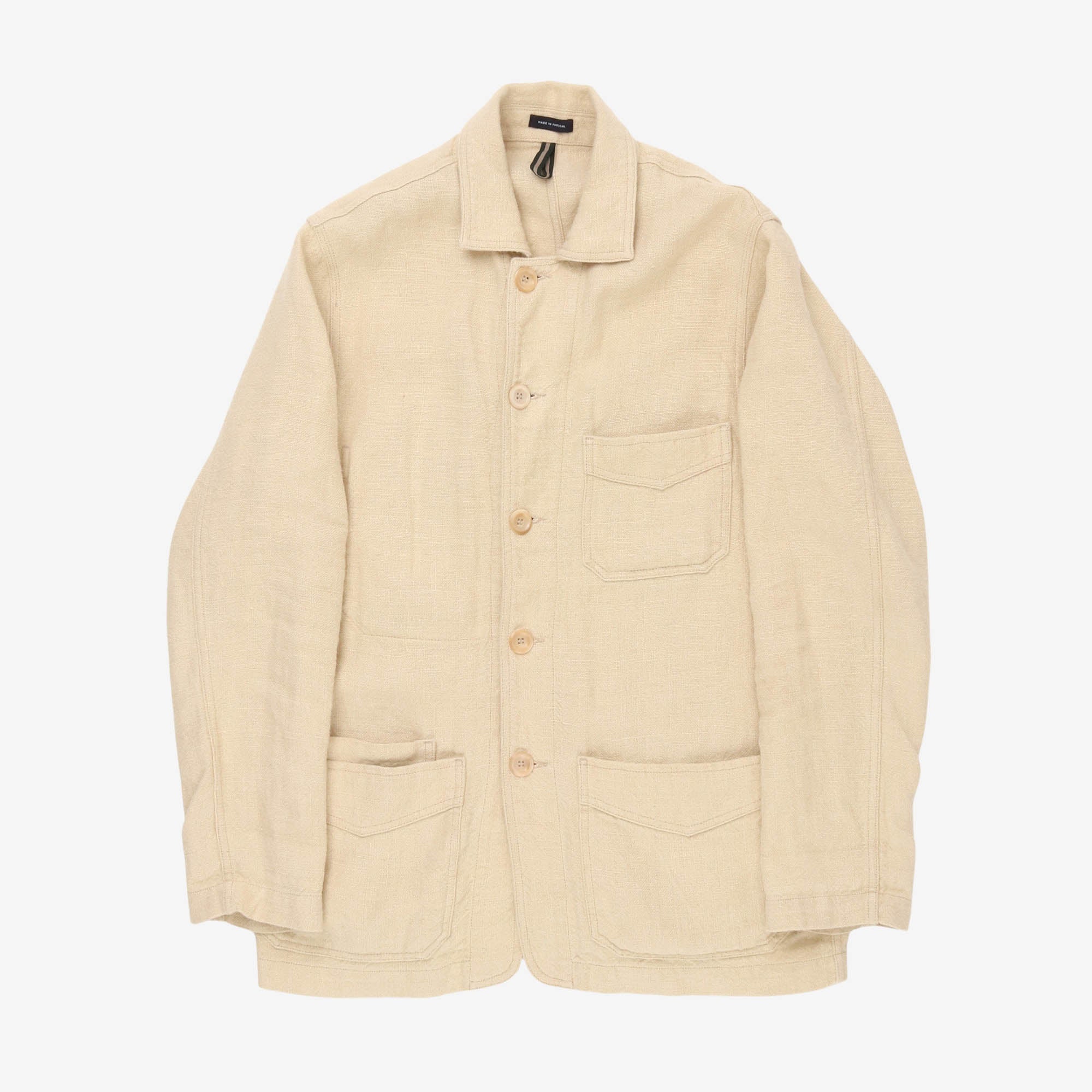 Linen Five Pocket Chore Jacket
