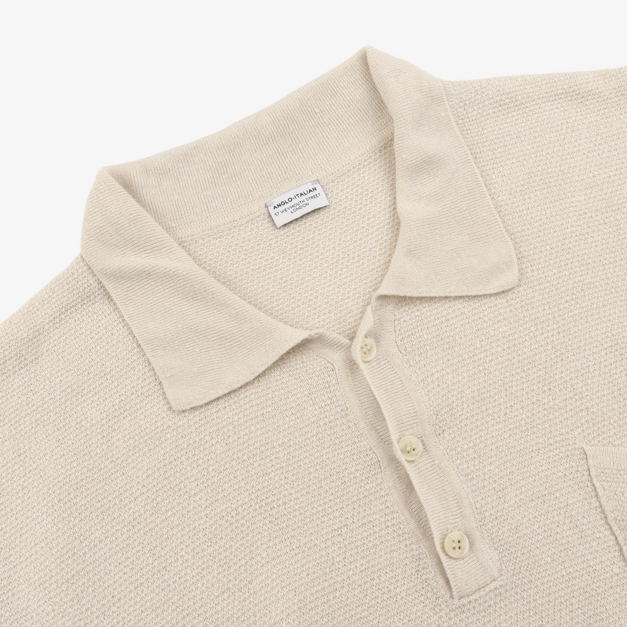 Linen Blend Polo